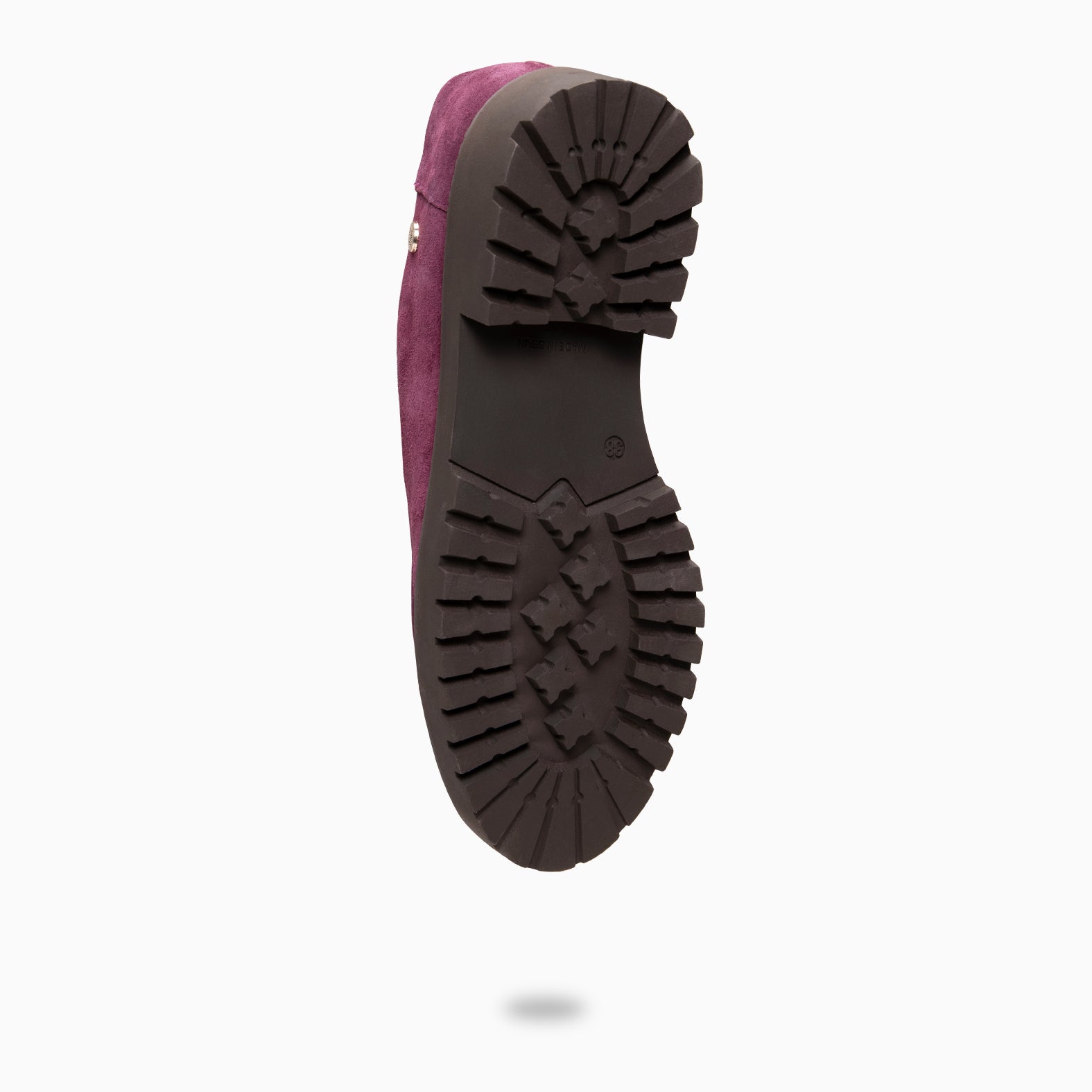 YALE - BURGUNDY Track mocassin with laces