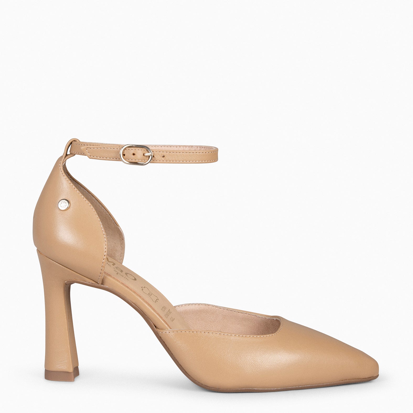 Shops escarpins cuir camel