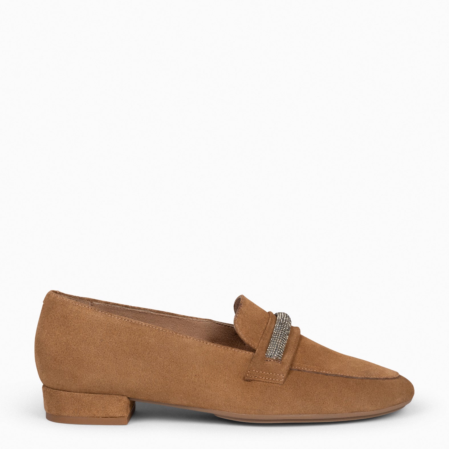 SLIPPERS BRIGHT - CAMEL moccasins