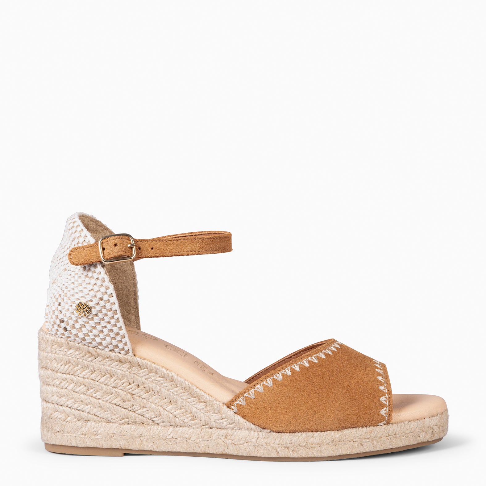 SITGES - CAMEL WOMEN'S HIGH WEDGE ESPADRILLES