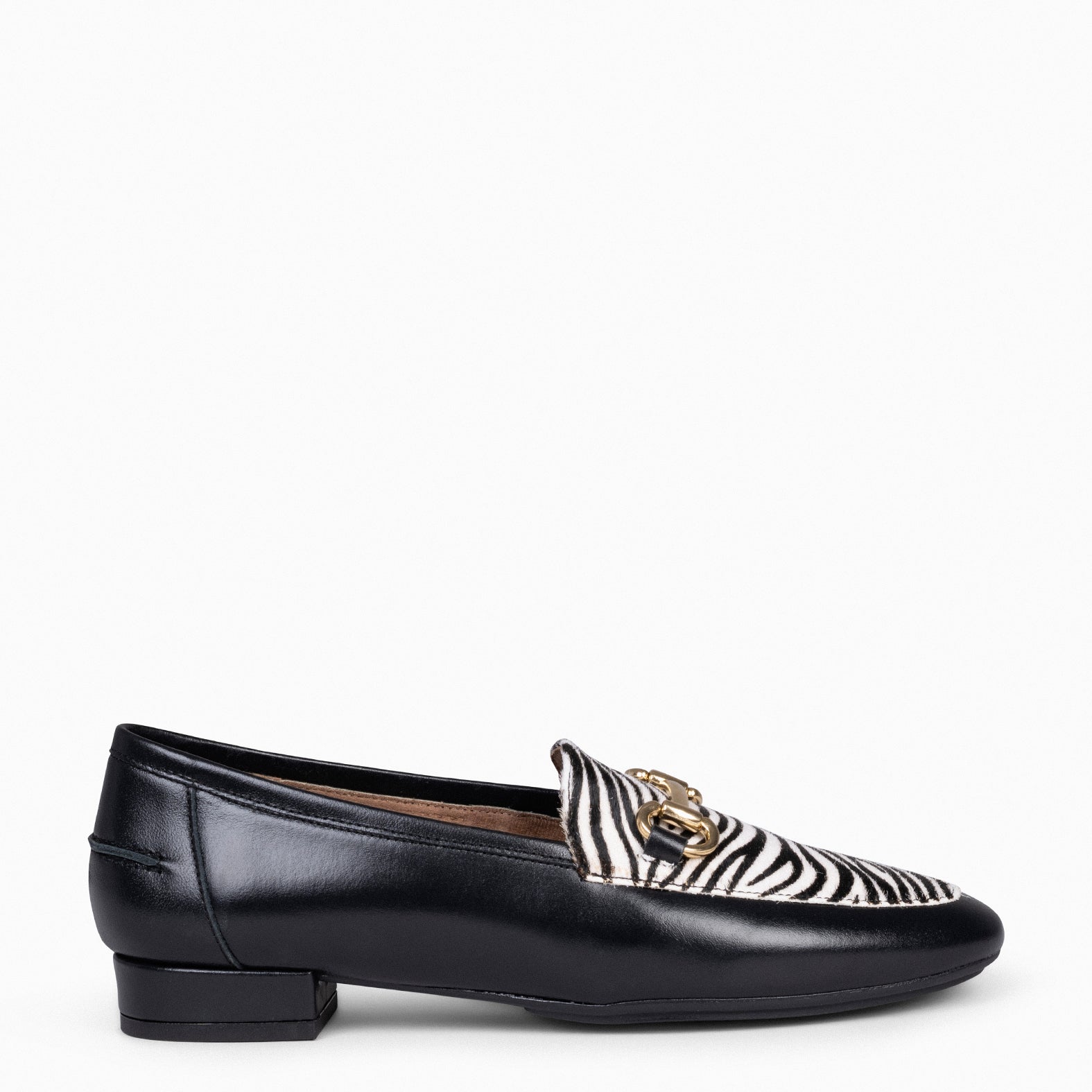 STYLE WILD - Mocasines de mujer con estampado CEBRA