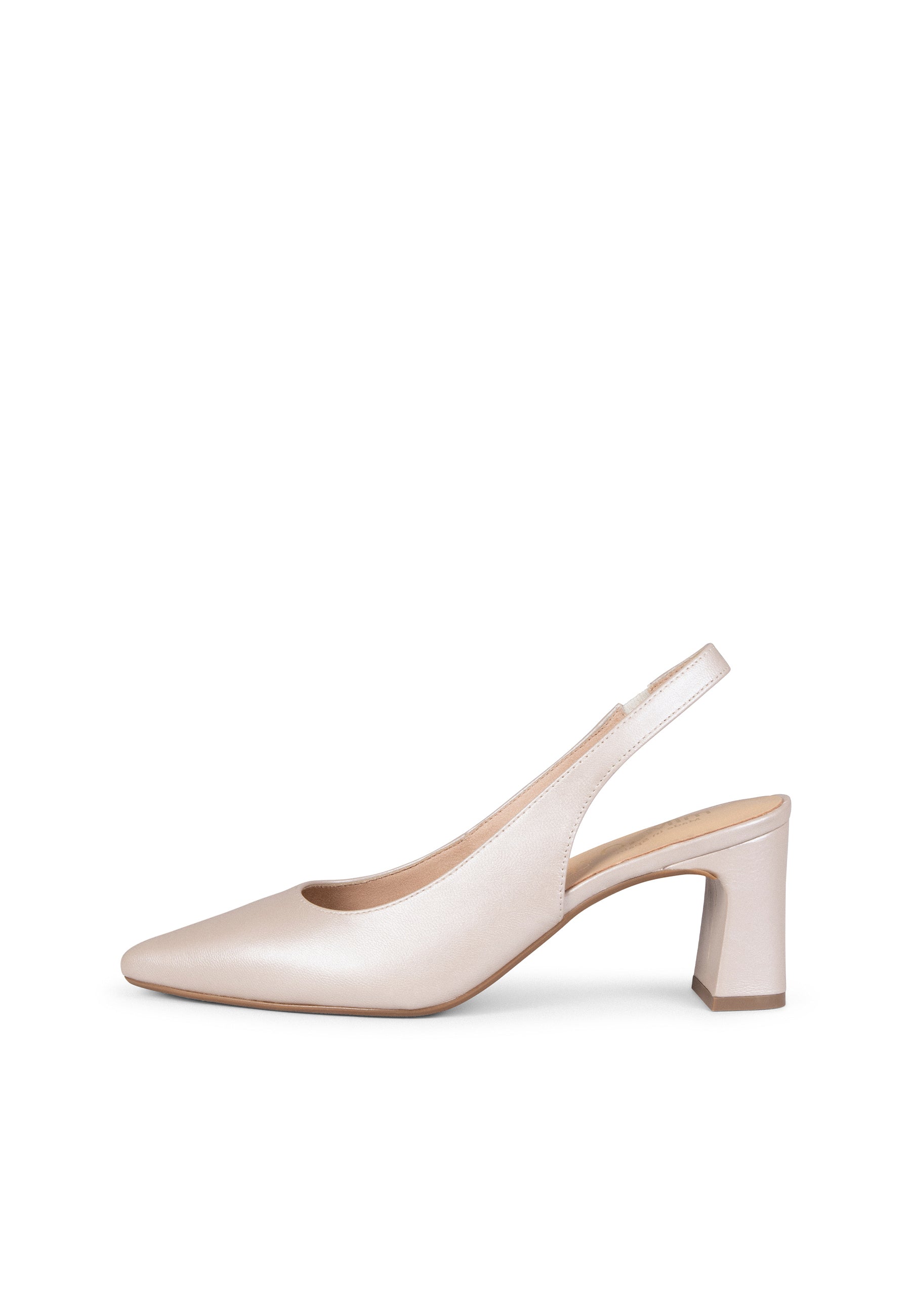 MIRIAM - Zapato destalonado CHAMPAN