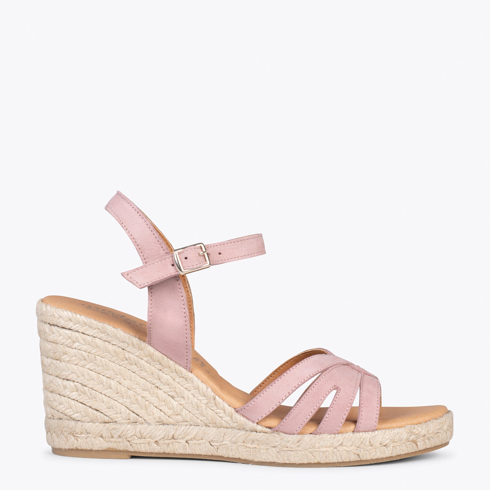 HOYAMBRE – PINK espadrilles with braided front