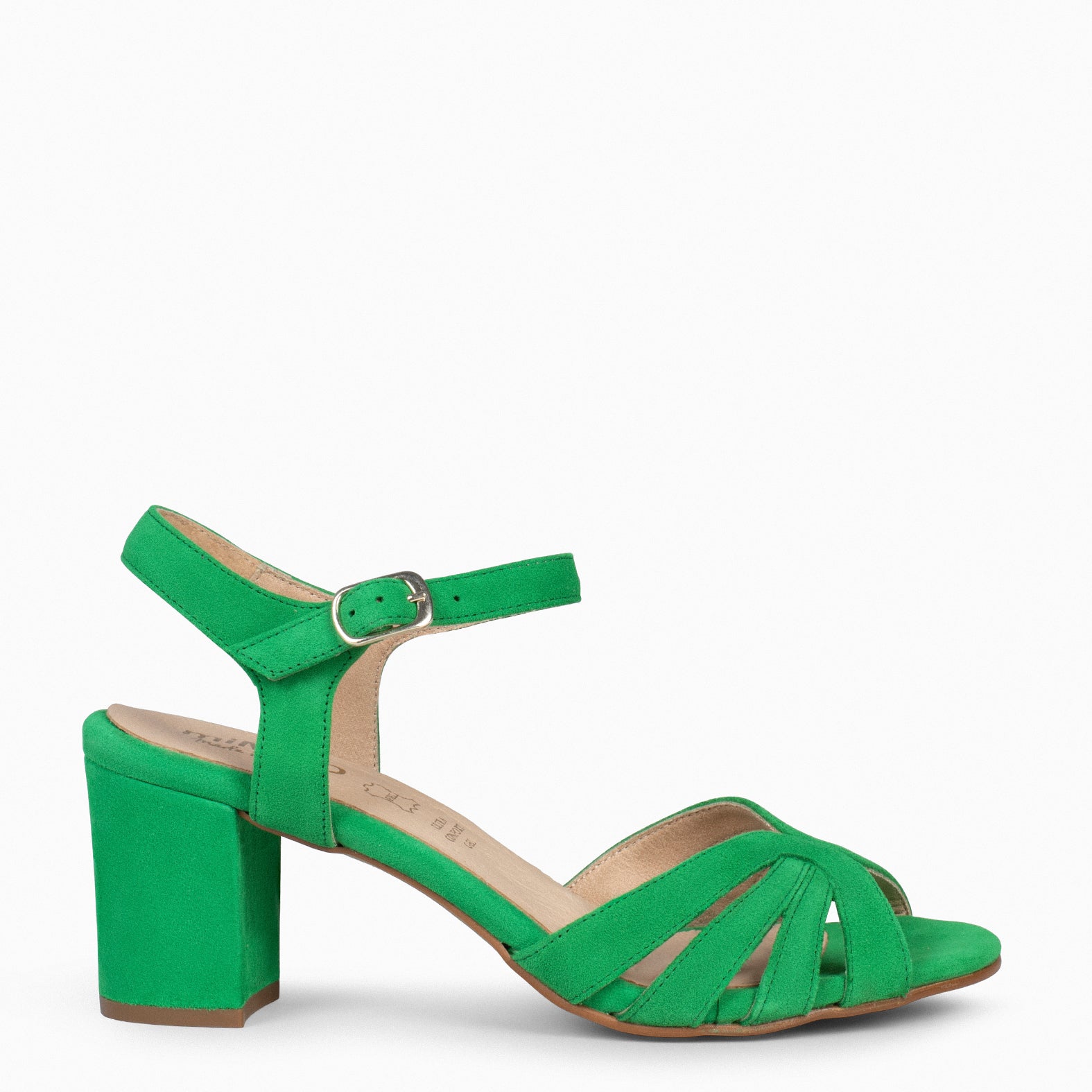 MUSA – Sandalias de Tacón ancho VERDE miMaO ®