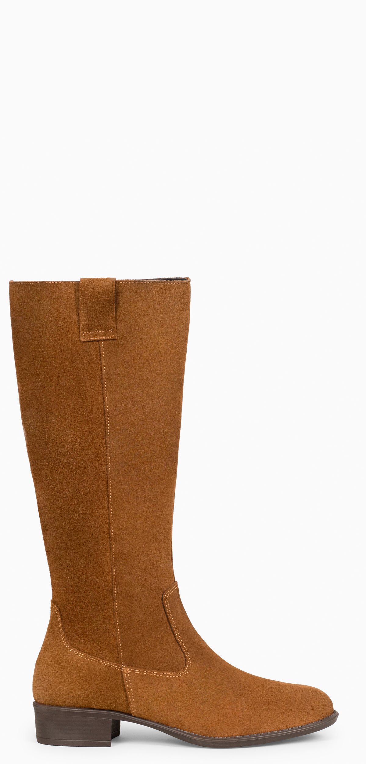 TEXAS - CAMEL Low Heel Boots