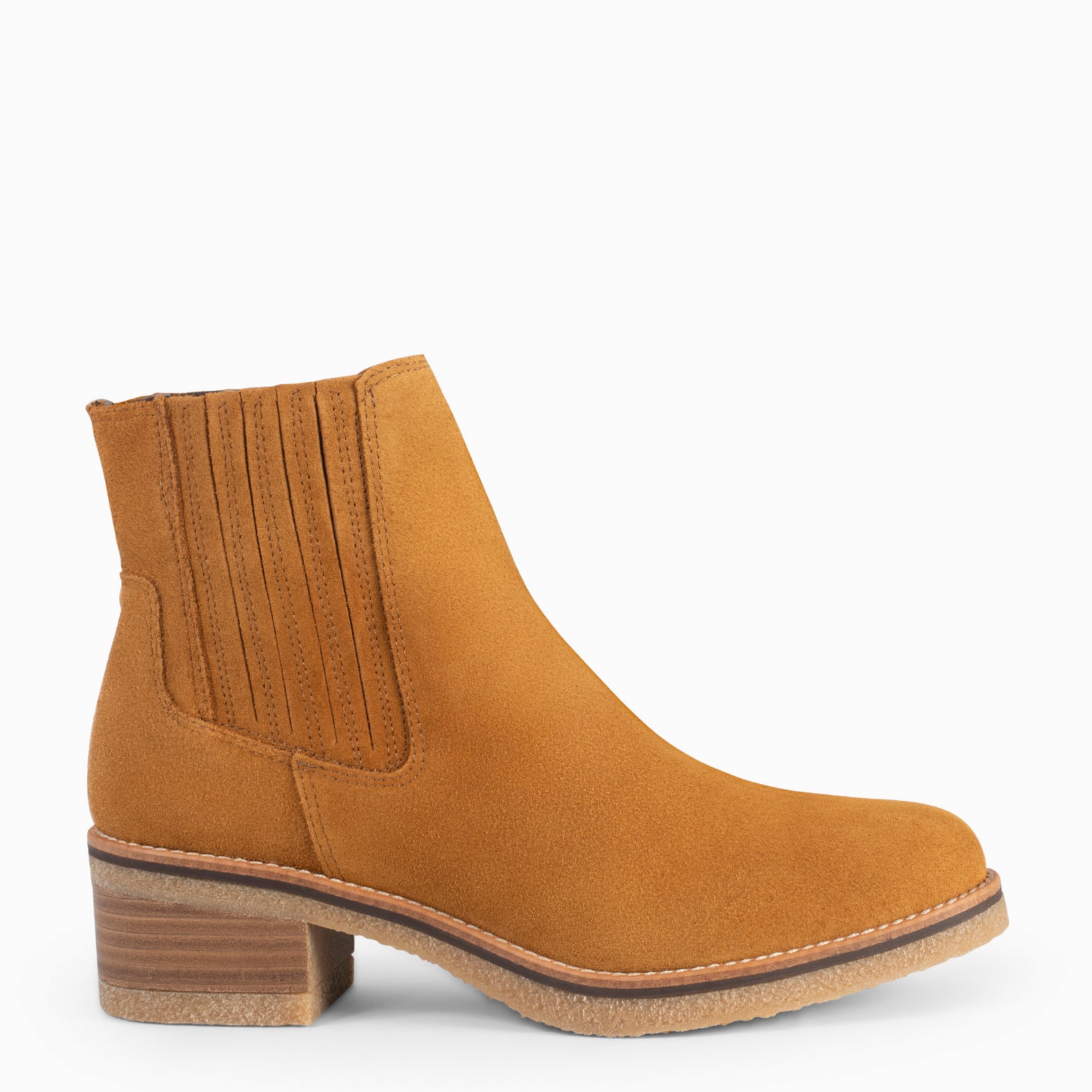 Bottines chelsea clearance camel femme