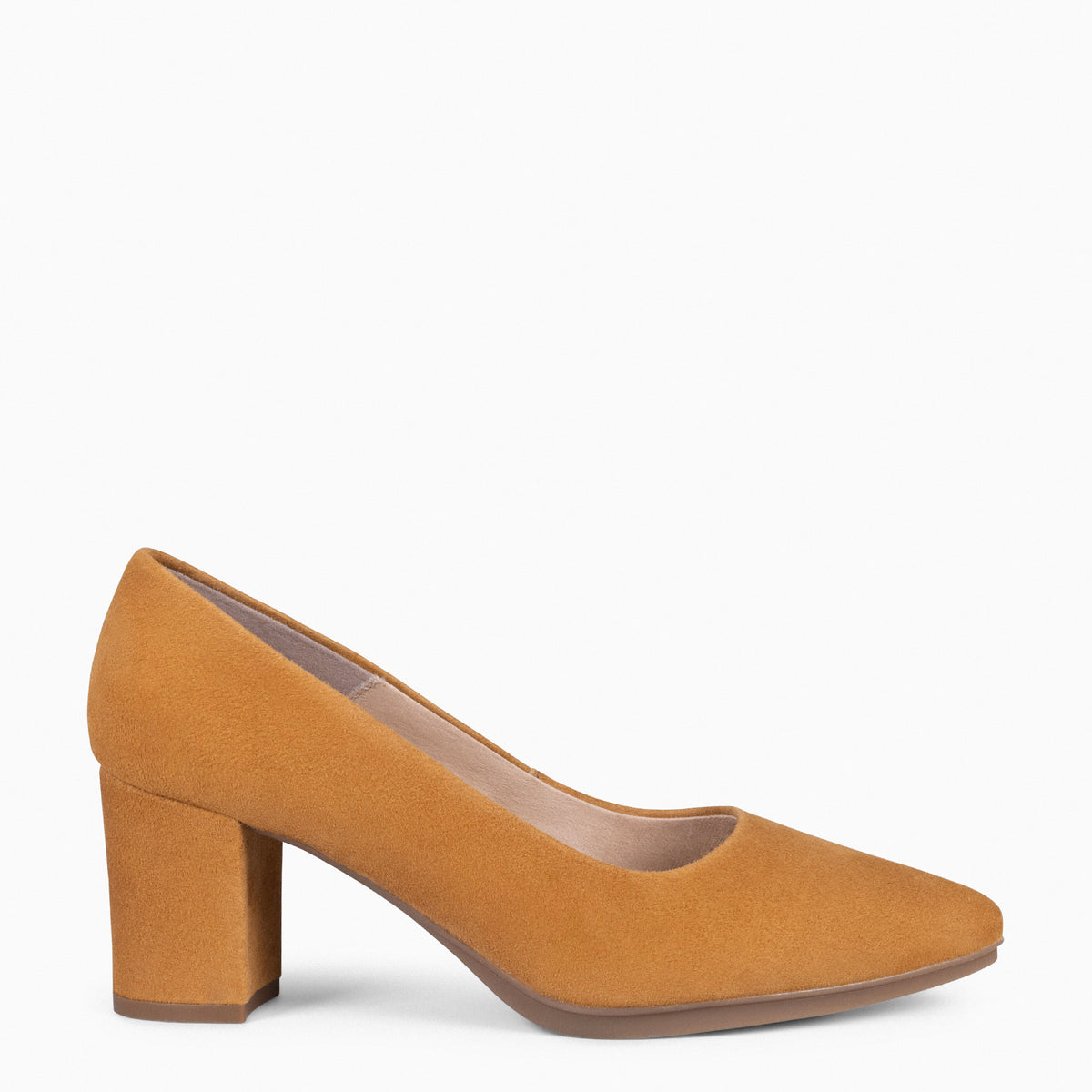 URBAN S – BROWN Suede Mid-Heeled Shoes