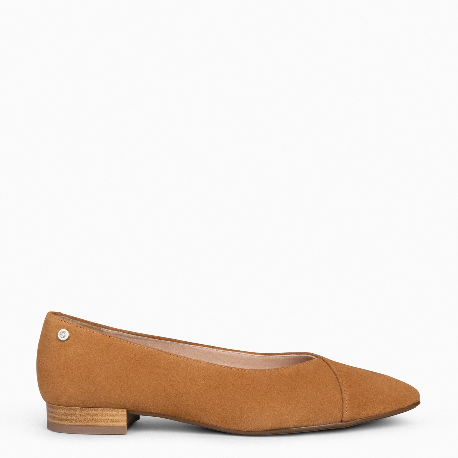 MARIE Chaussures plates bout pointu CAMEL