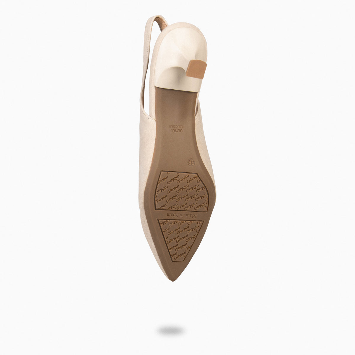 KITTEN – BEIGE low heel slingback