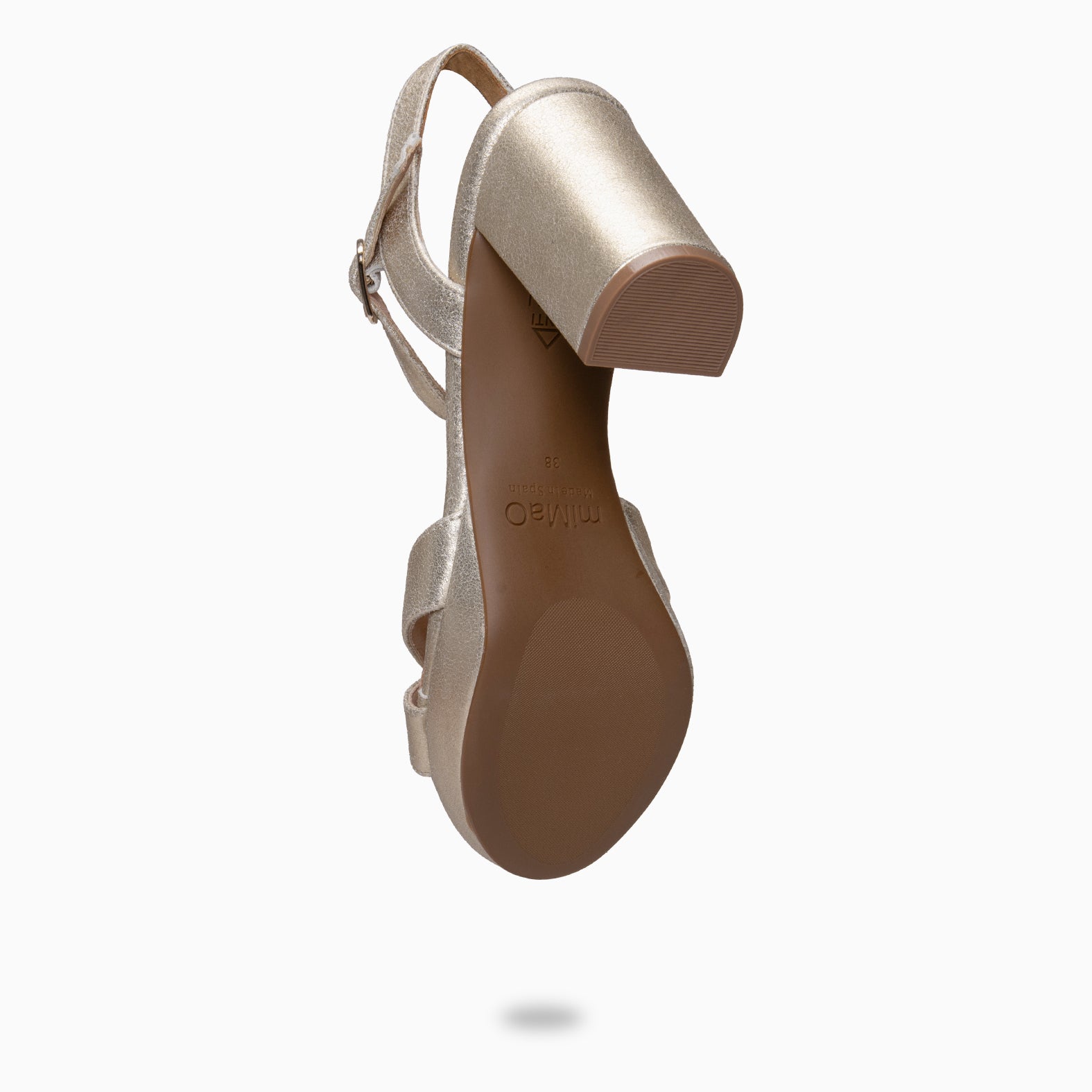 PARIS – Sandalias de fiesta con tacón alto y plataforma PLATINO - miMaO ®