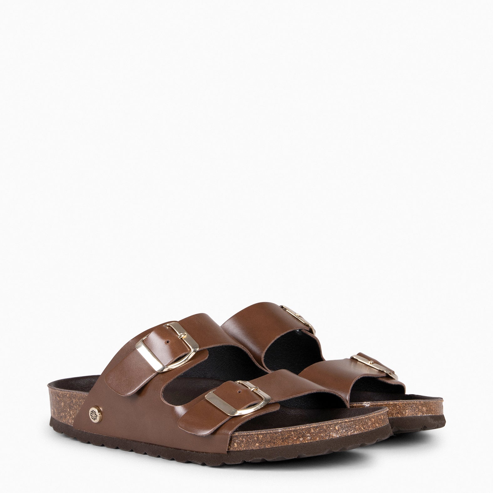BALI - BROWN NAPPA SUMMER SANDALS