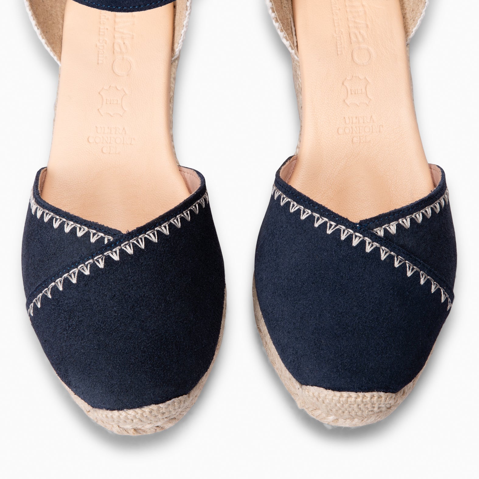 LIMA – Espadrilles à petit talon AZUL MARINO