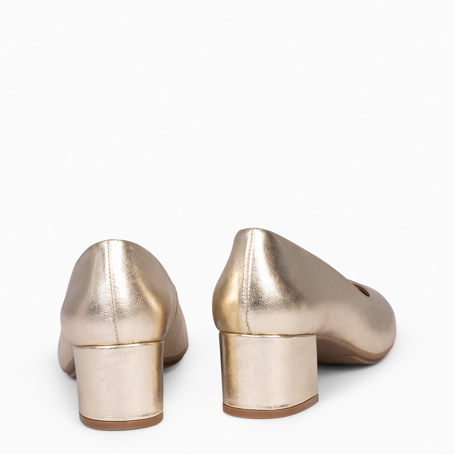 URBAN REDONDO SPLASH - Zapatos de tacón bajo ORO