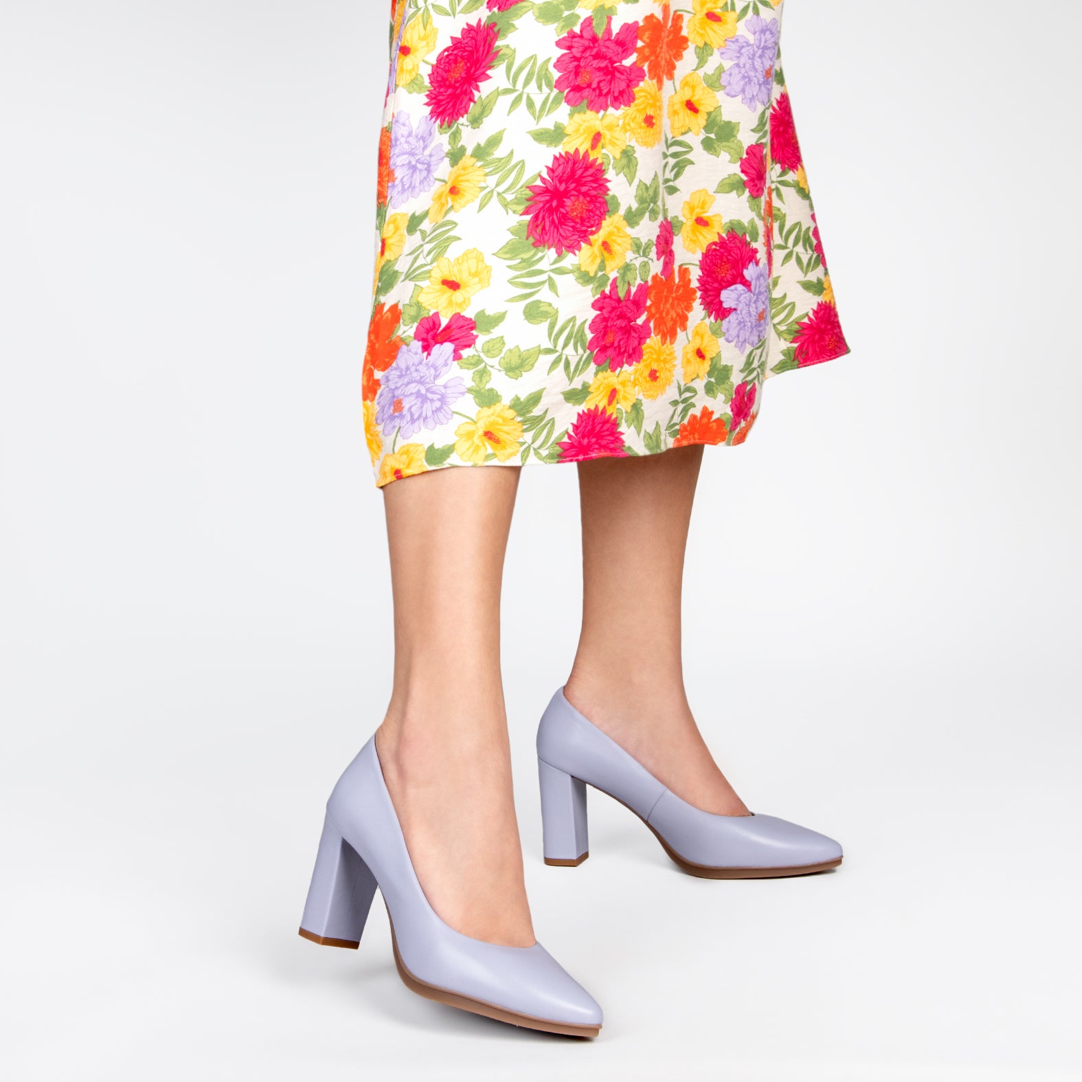 URBAN SALON – LILAC nappa leather high heel