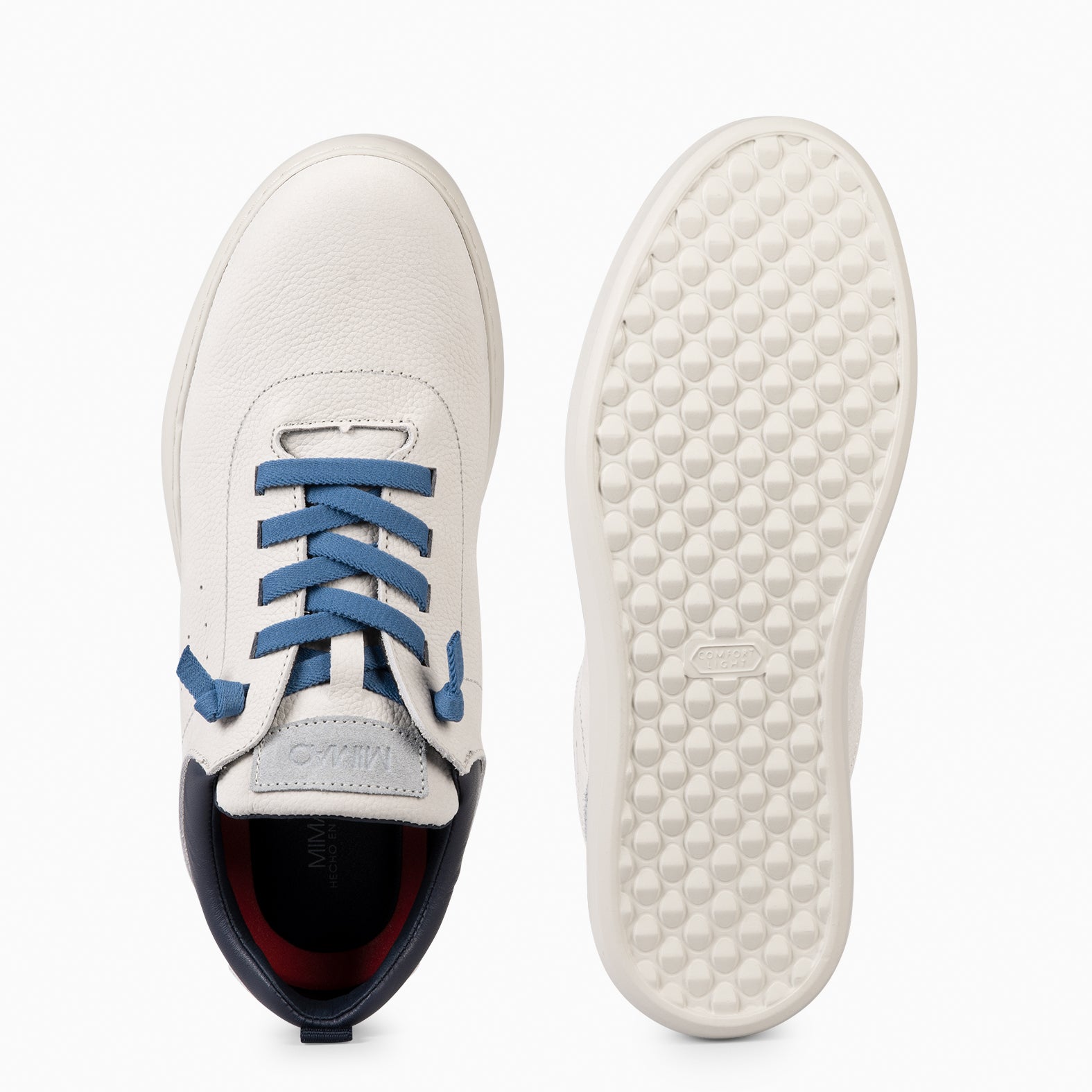 TOLOSA – Baskets GRISE à semelle amovible pour homme