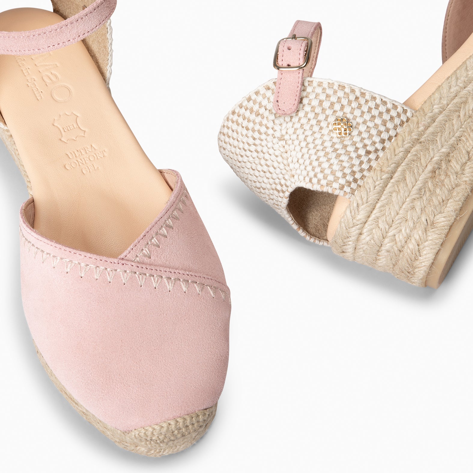 LIMA - NUDE LOW WEDGE ESPADRILLE