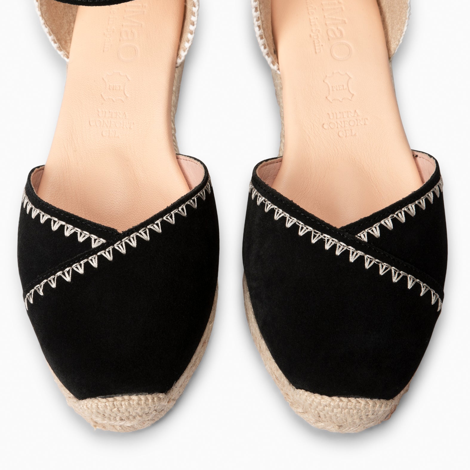 LIMA - BLACK LOW WEDGE ESPADRILLE