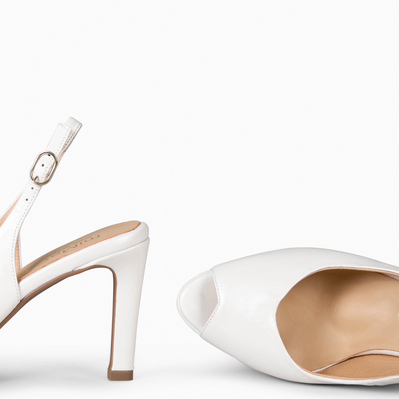 ELSA - Zapatos de tacón alto destalonados NACAR - miMaO ®