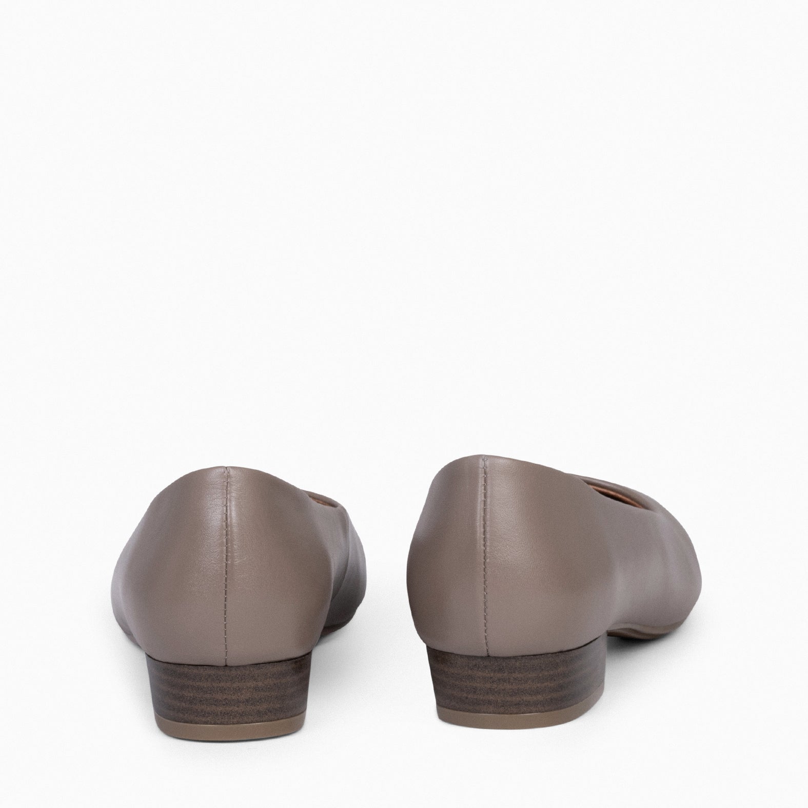 URBAN XS - Zapatos de tacón bajo de napa TAUPE