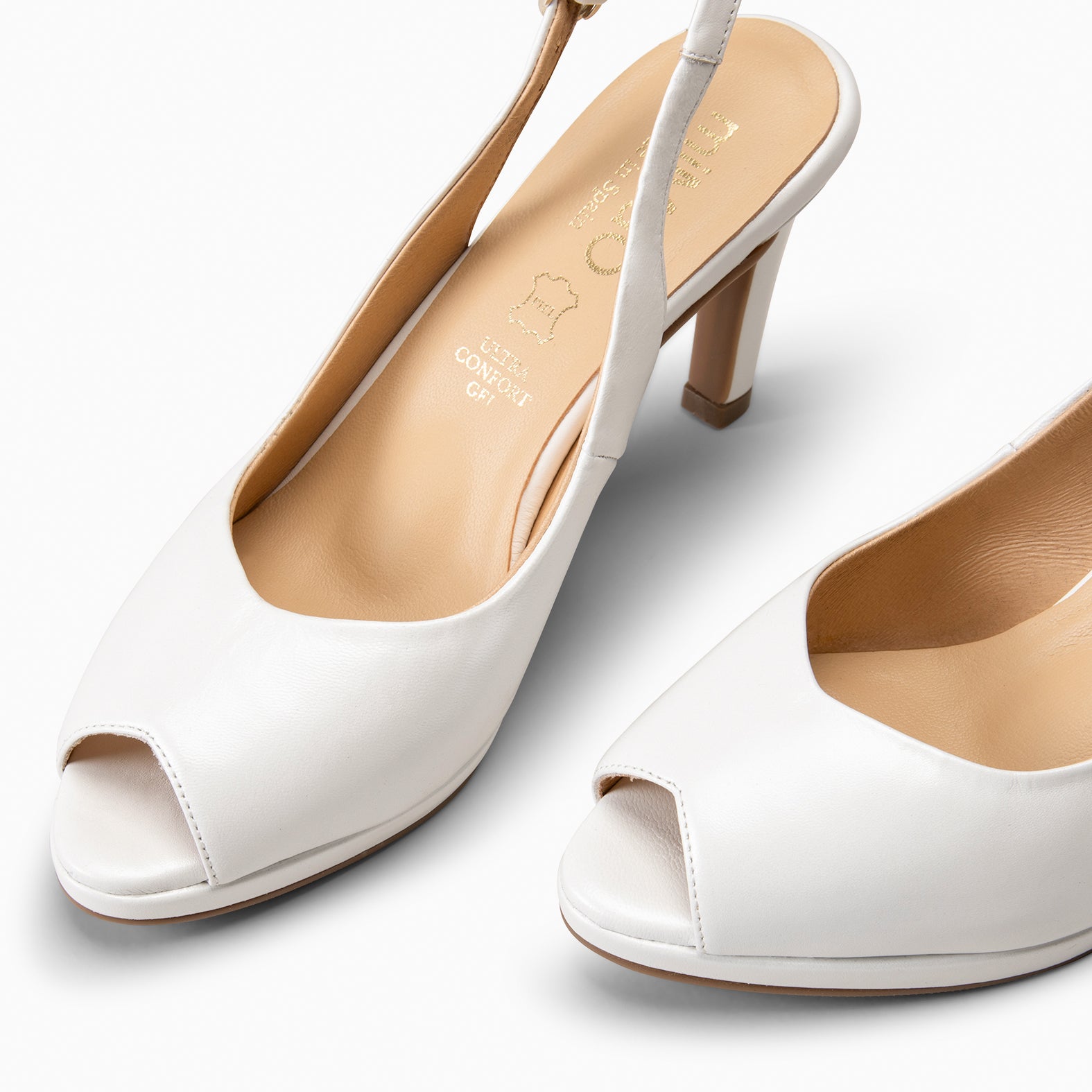 ELSA - Zapatos de tacón alto destalonados NACAR - miMaO ®