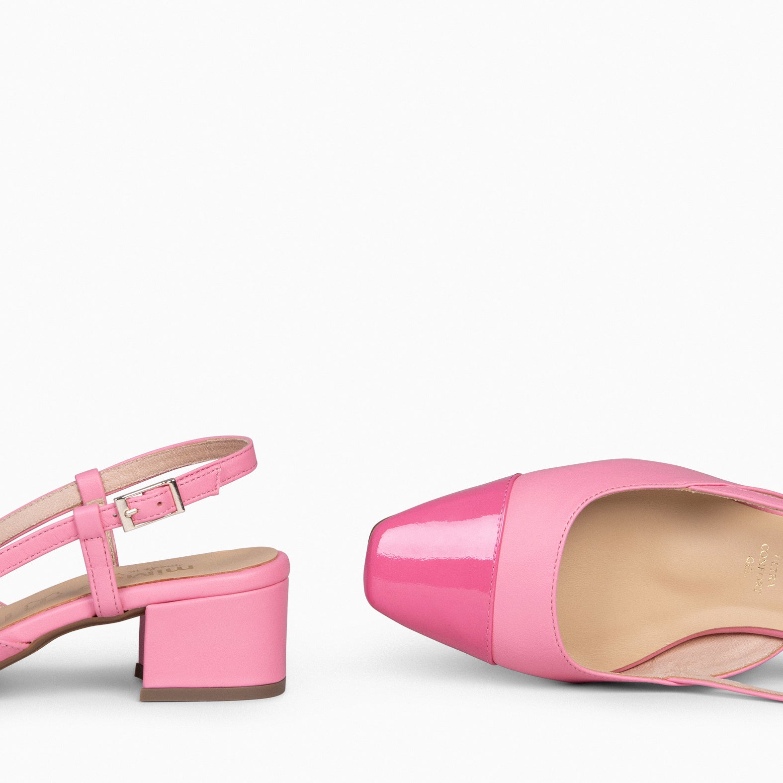 AUDREY - PINK SLING-BACK BALLERINA