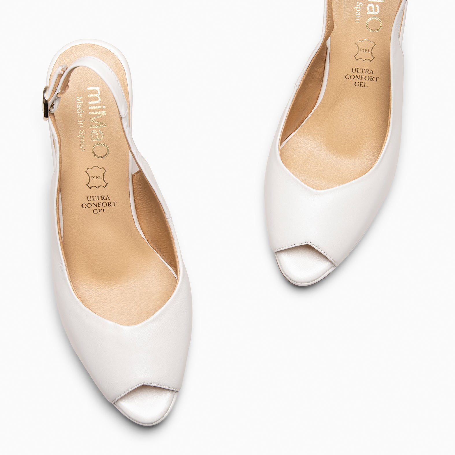 ELSA - Zapatos de tacón alto destalonados NACAR - miMaO ®