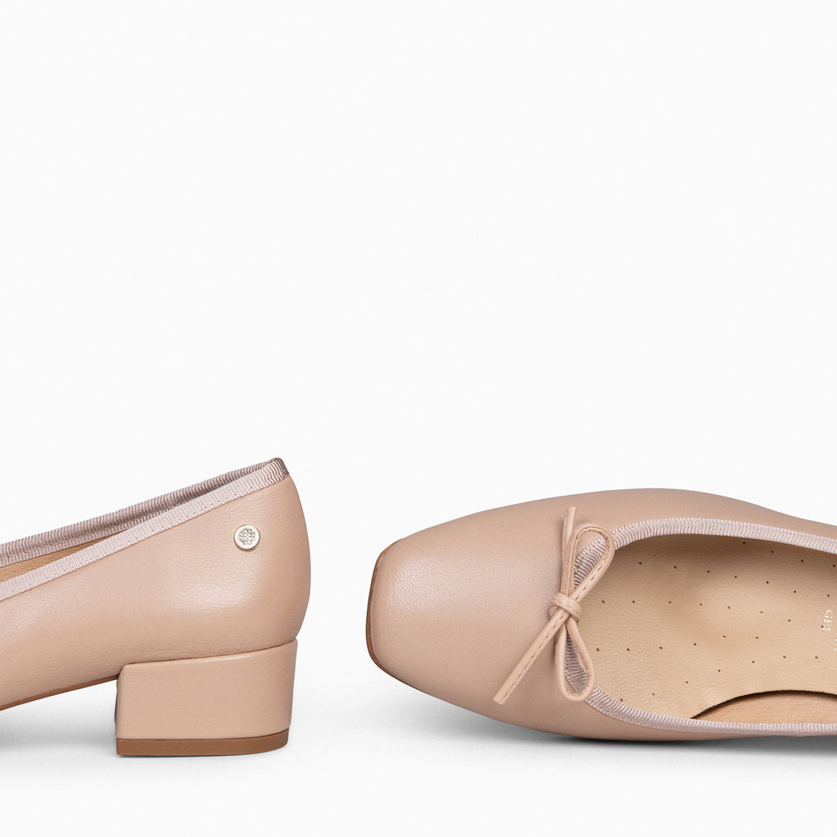 OPERA – NUDE ballerina with heel