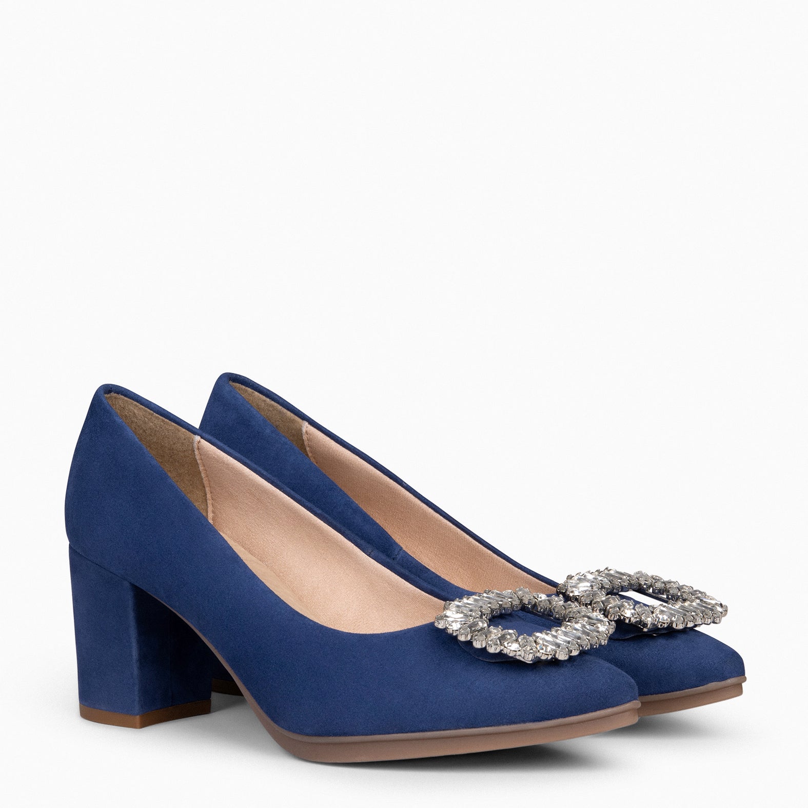 URBAN S CRISTAL - Zapatos de tacón con adorno de cristal AZUL