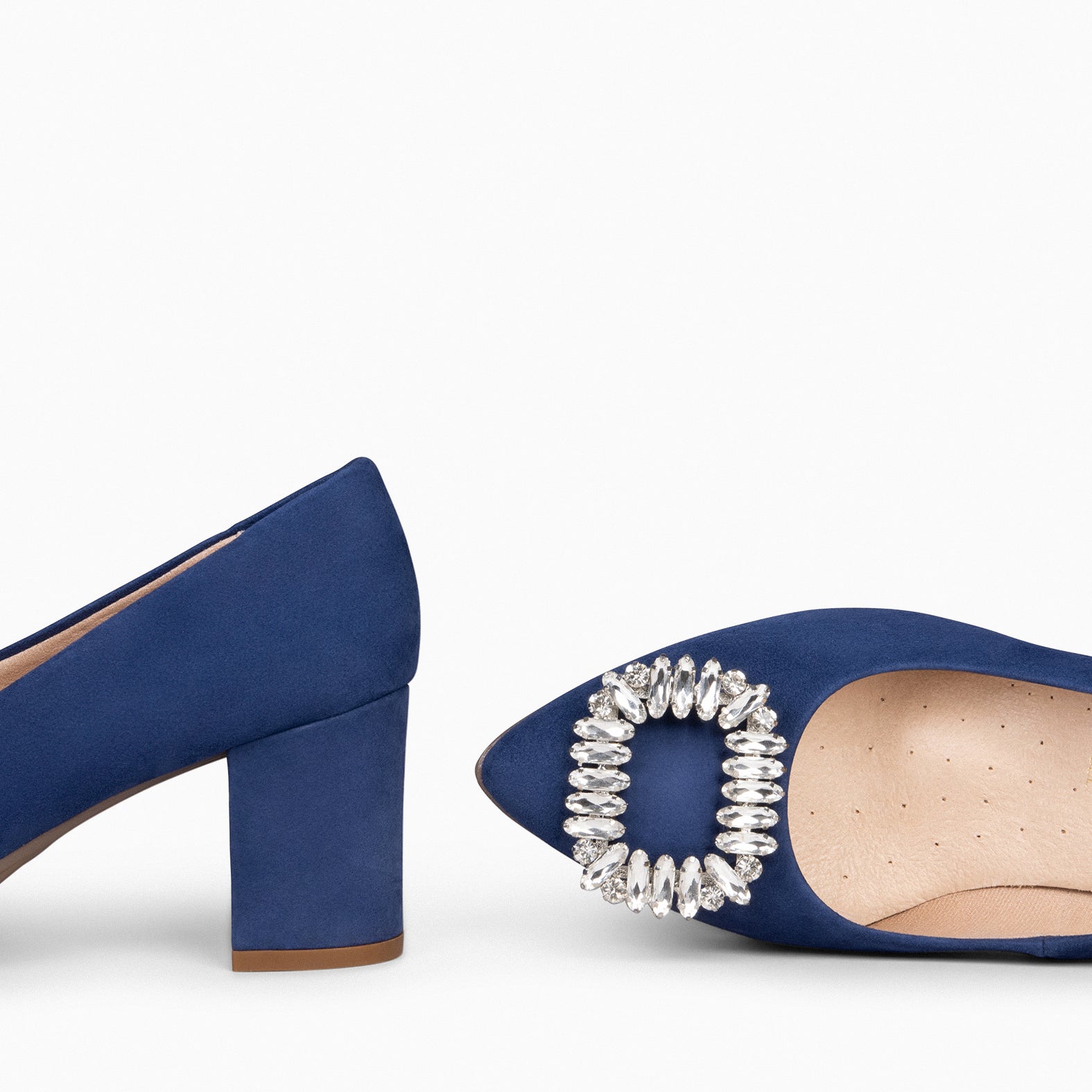 URBAN S CRISTAL - Zapatos de tacón con adorno de cristal AZUL