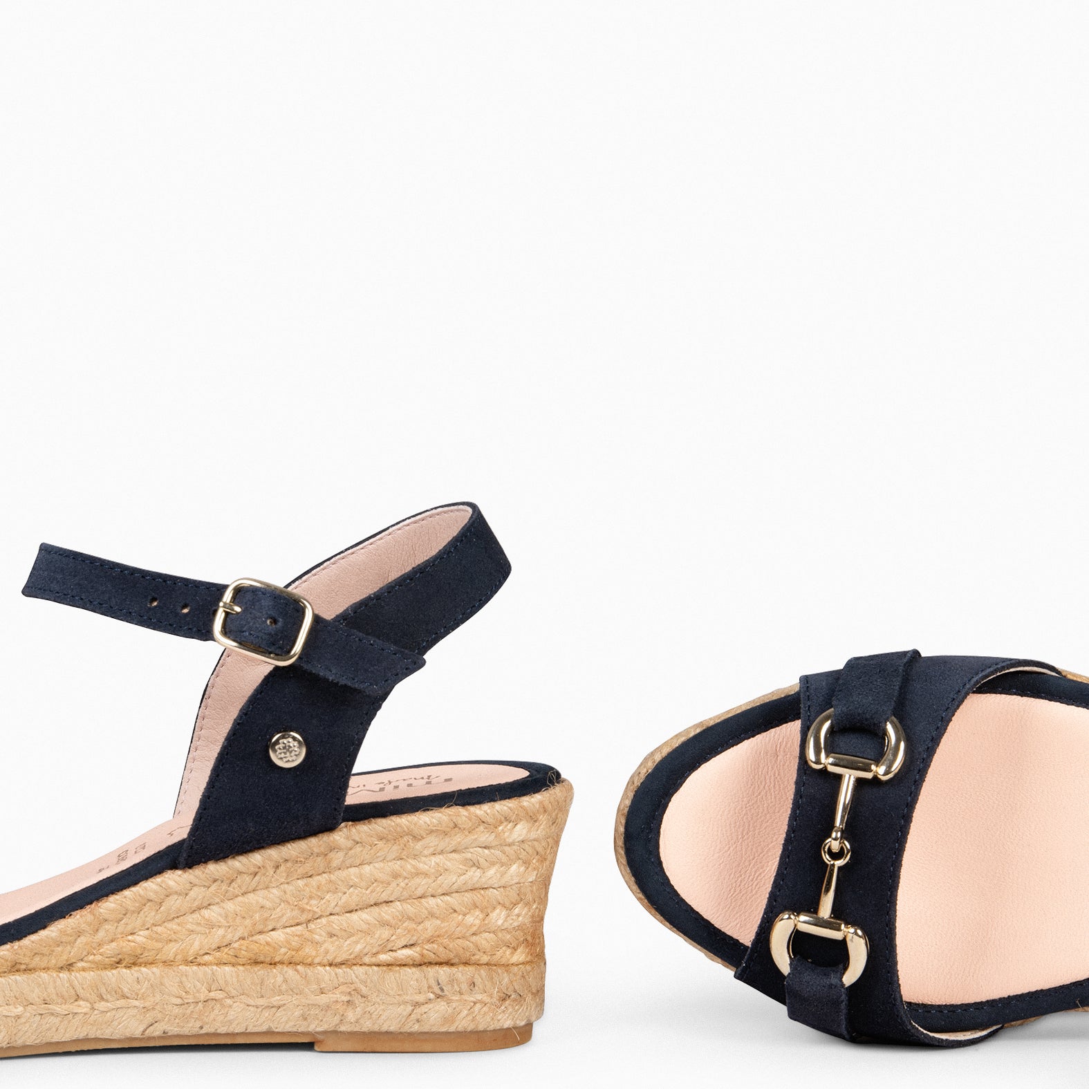 VERONA – Espadrilles en daim BLEU MARINE