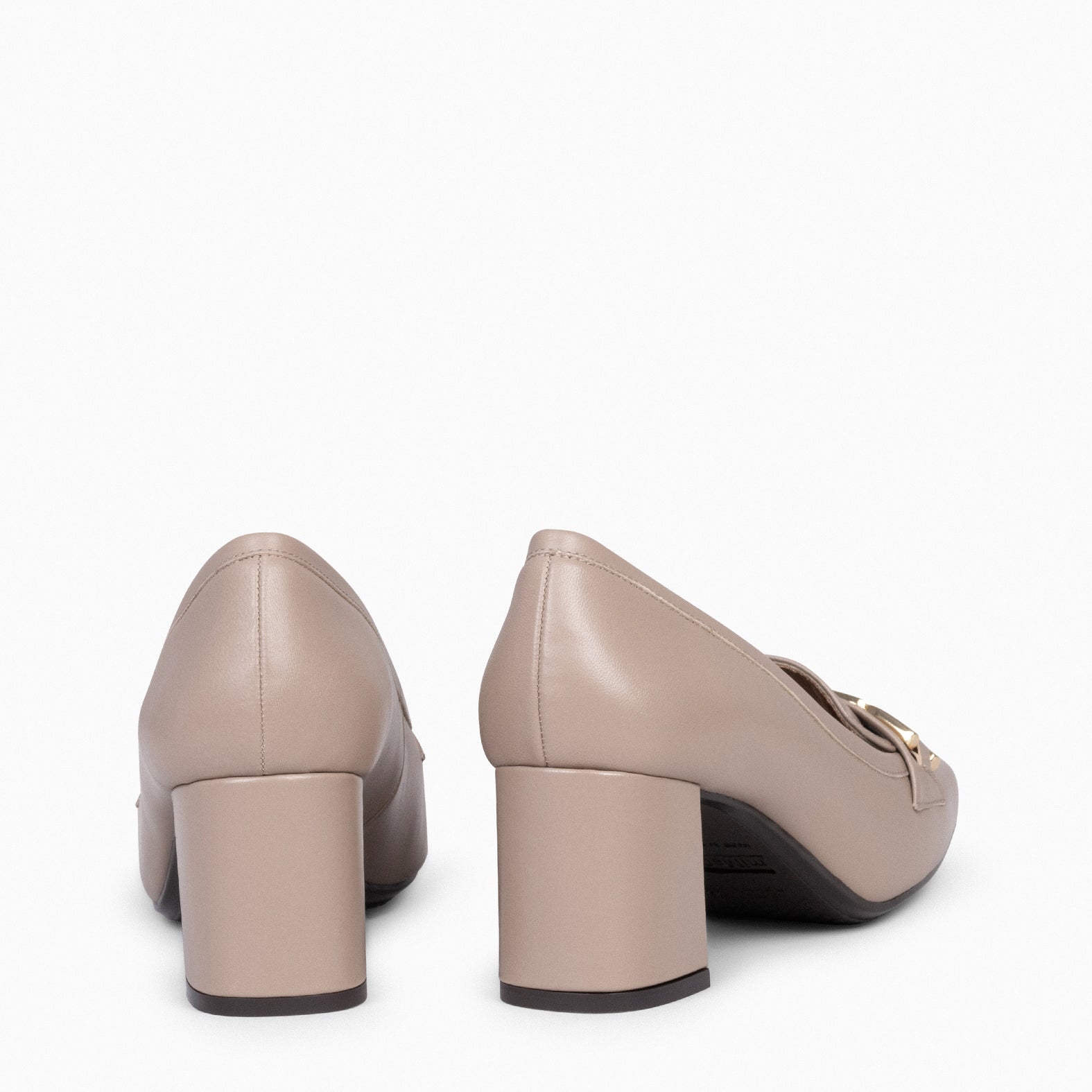 CHAIN – TAUPE elegant moccasins