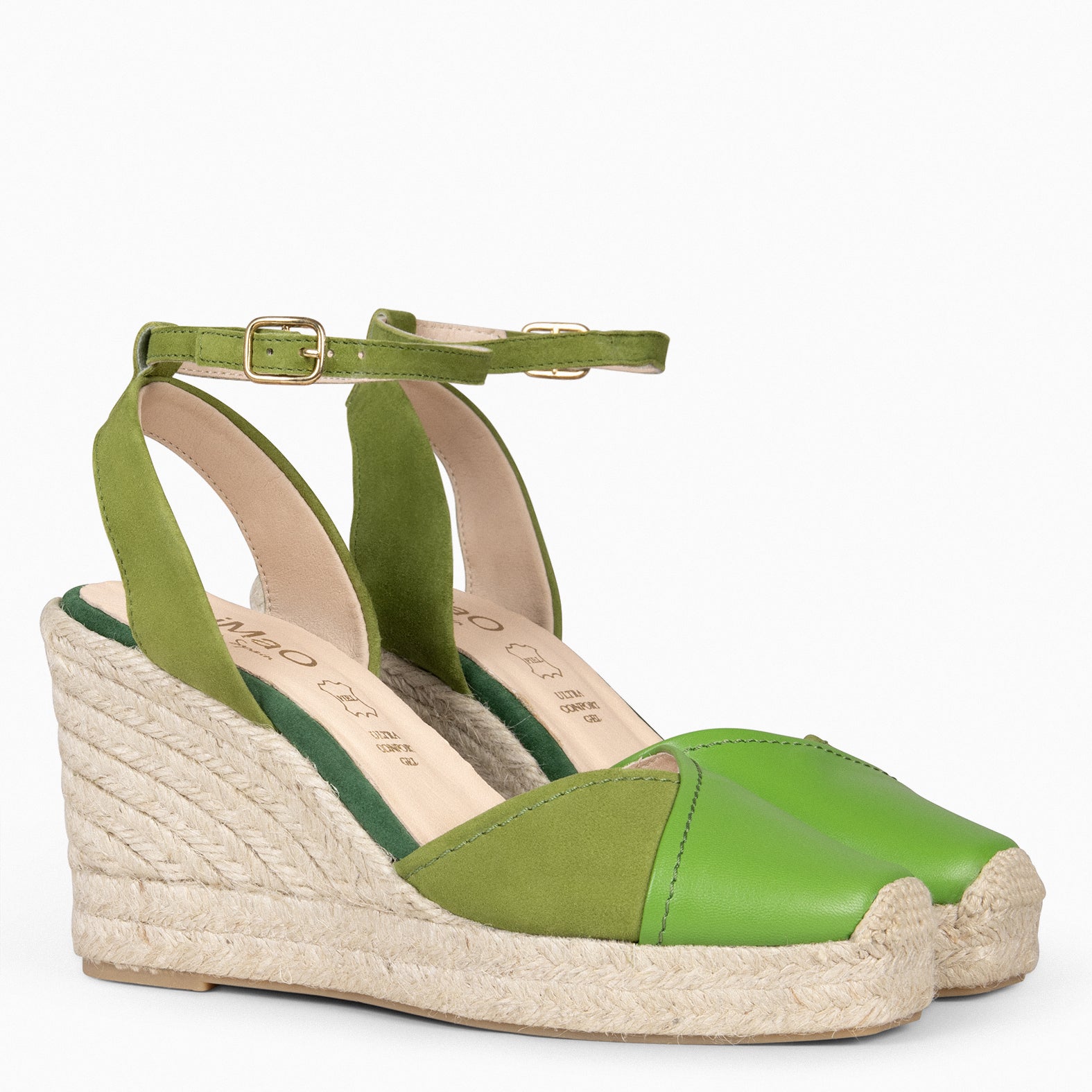 VALDEMOSSAS – Espadrilles pour femme en daim VERT