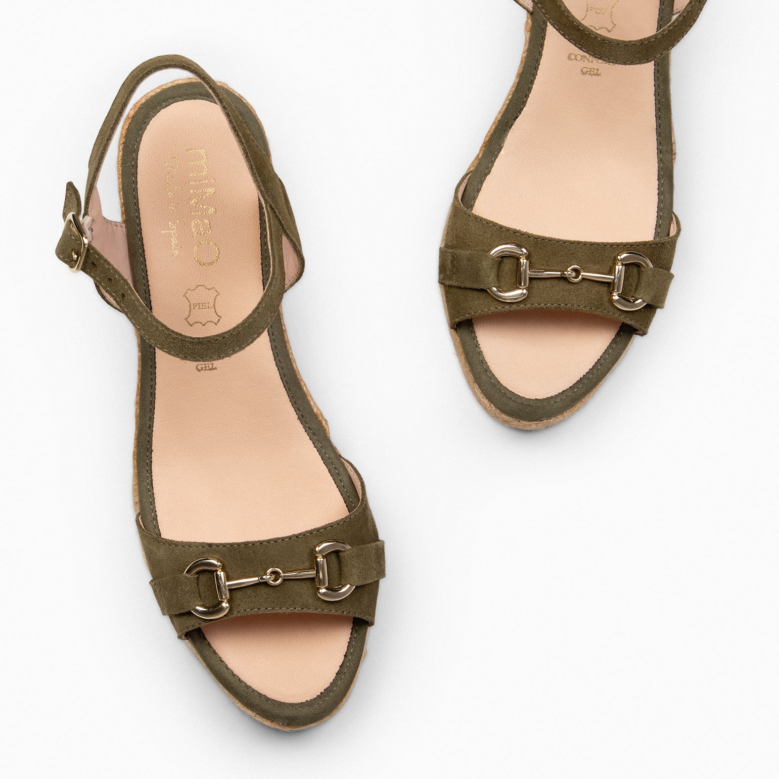 VERONA - KHAKI WOMEN WEDGE ESPADRILLE