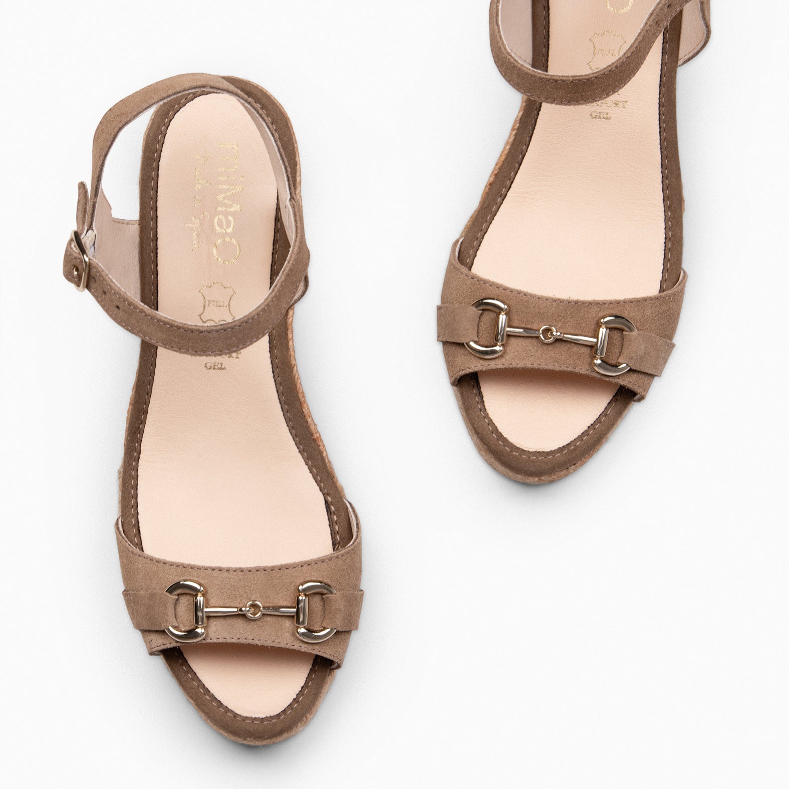 VERONA - TAUPE WOMEN WEDGE ESPADRILLES