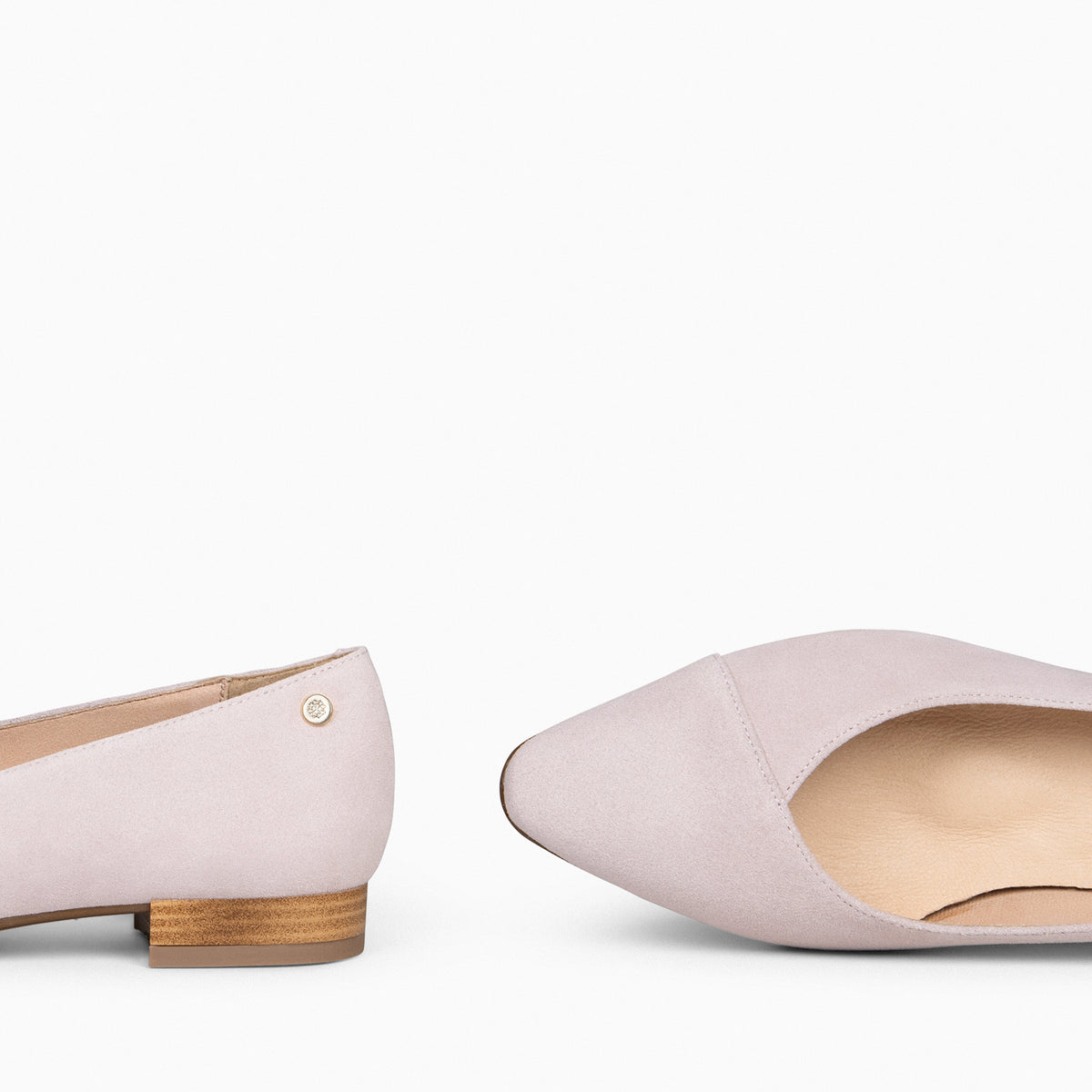 MARIE - Zapatos de tacón Bajo de punta fina NUDE