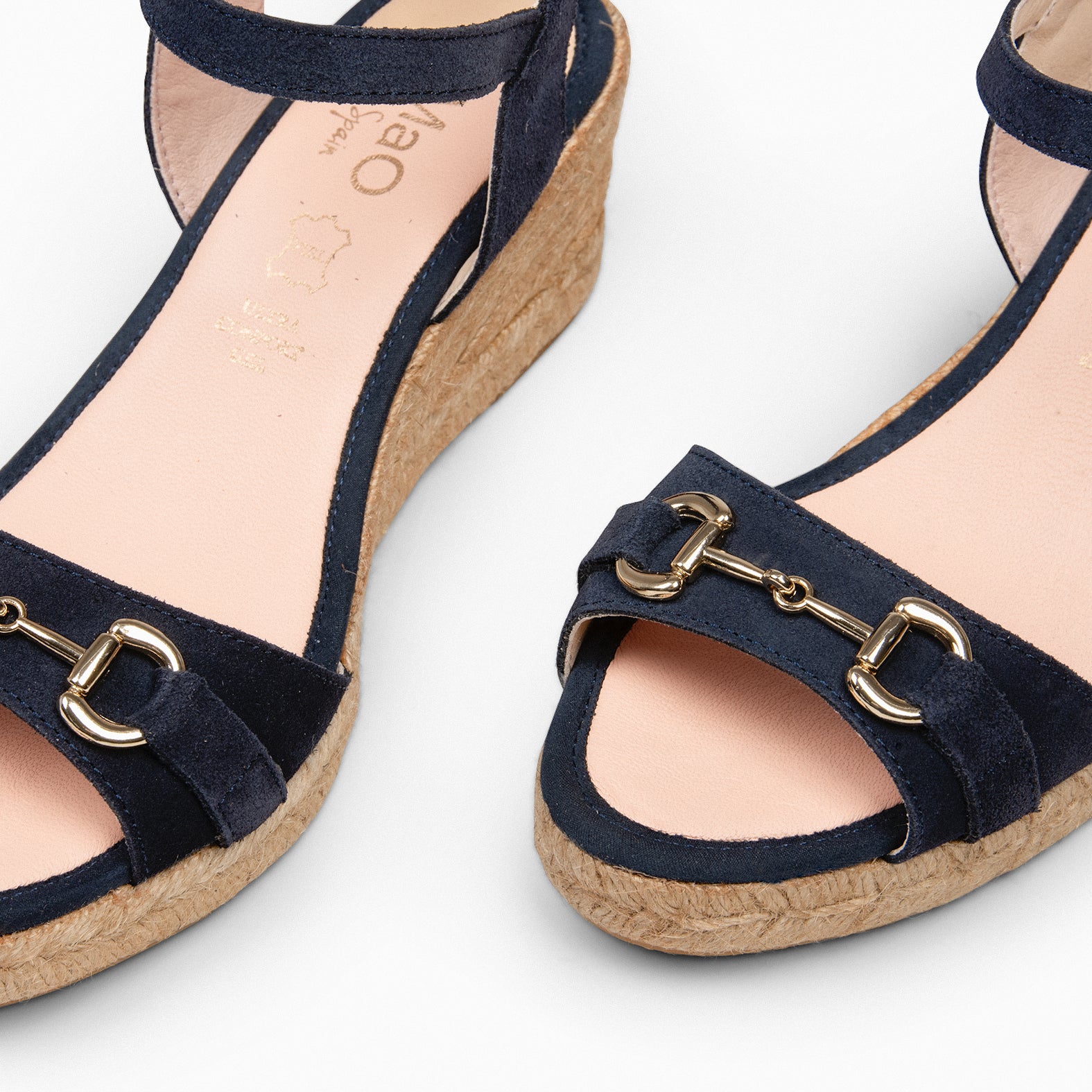 VERONA – Espadrilles en daim BLEU MARINE