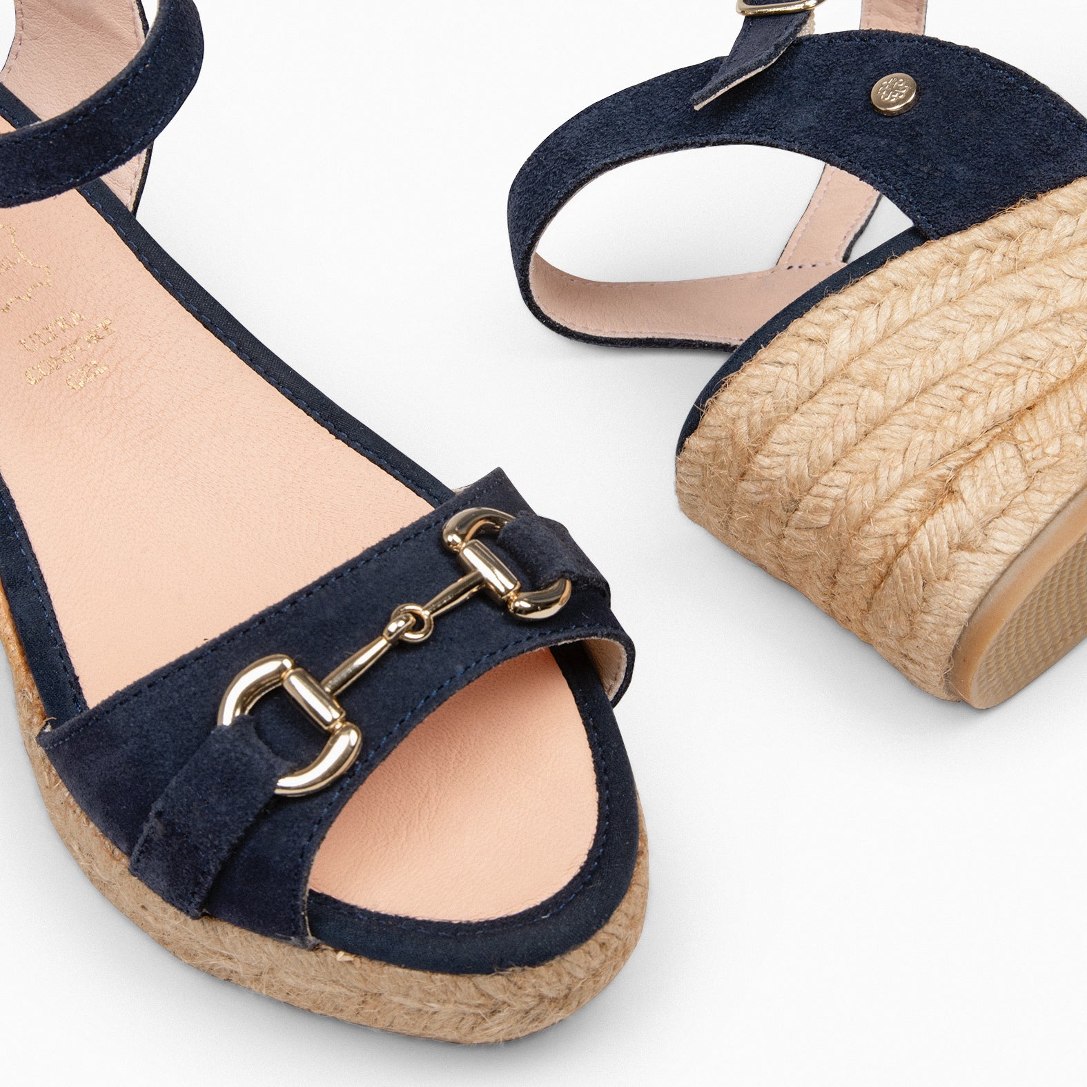 VERONA – Espadrilles en daim BLEU MARINE