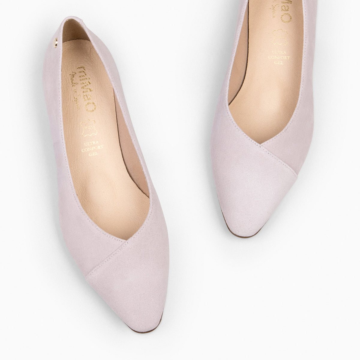 MARIE - Zapatos de tacón Bajo de punta fina NUDE
