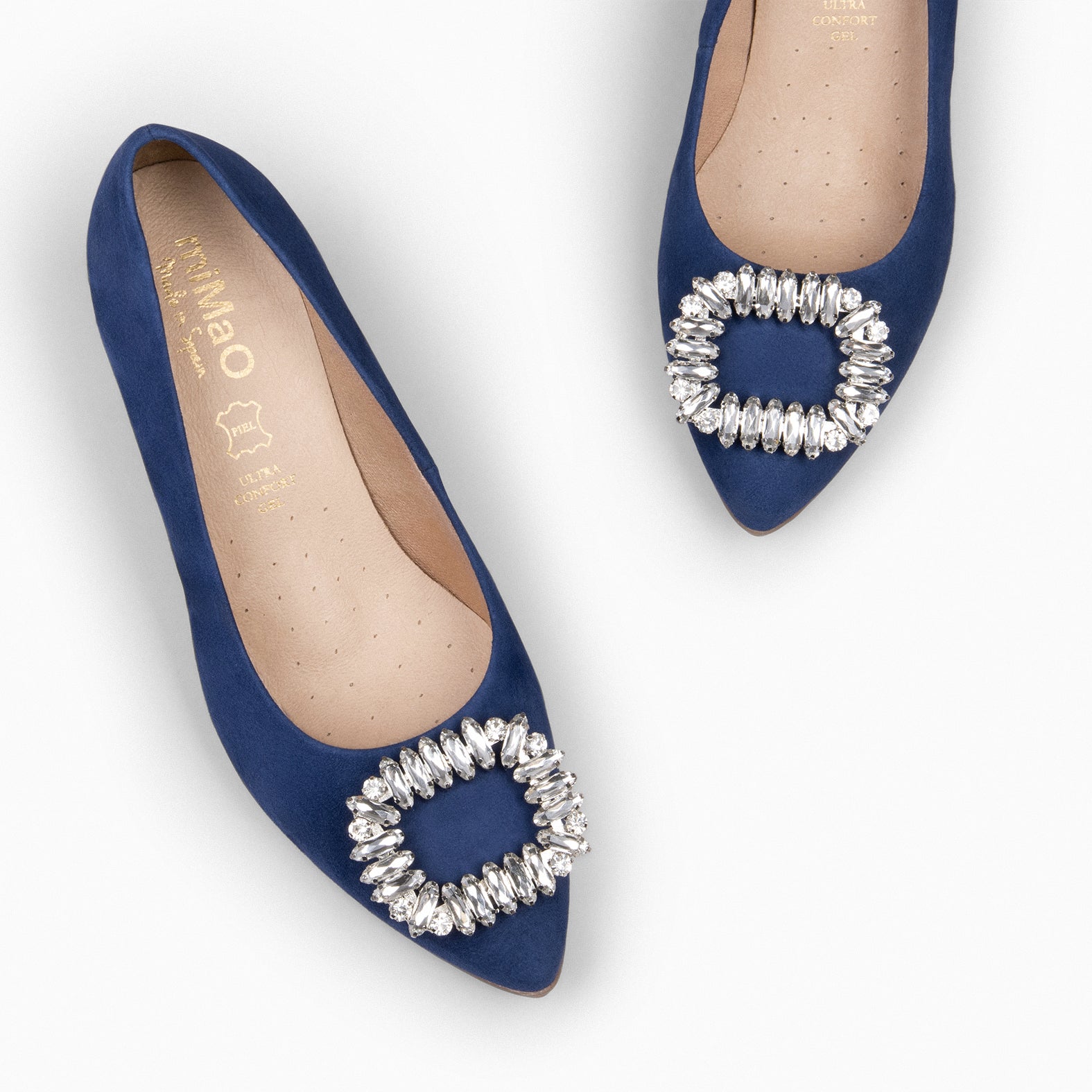 URBAN S CRISTAL - Zapatos de tacón con adorno de cristal AZUL