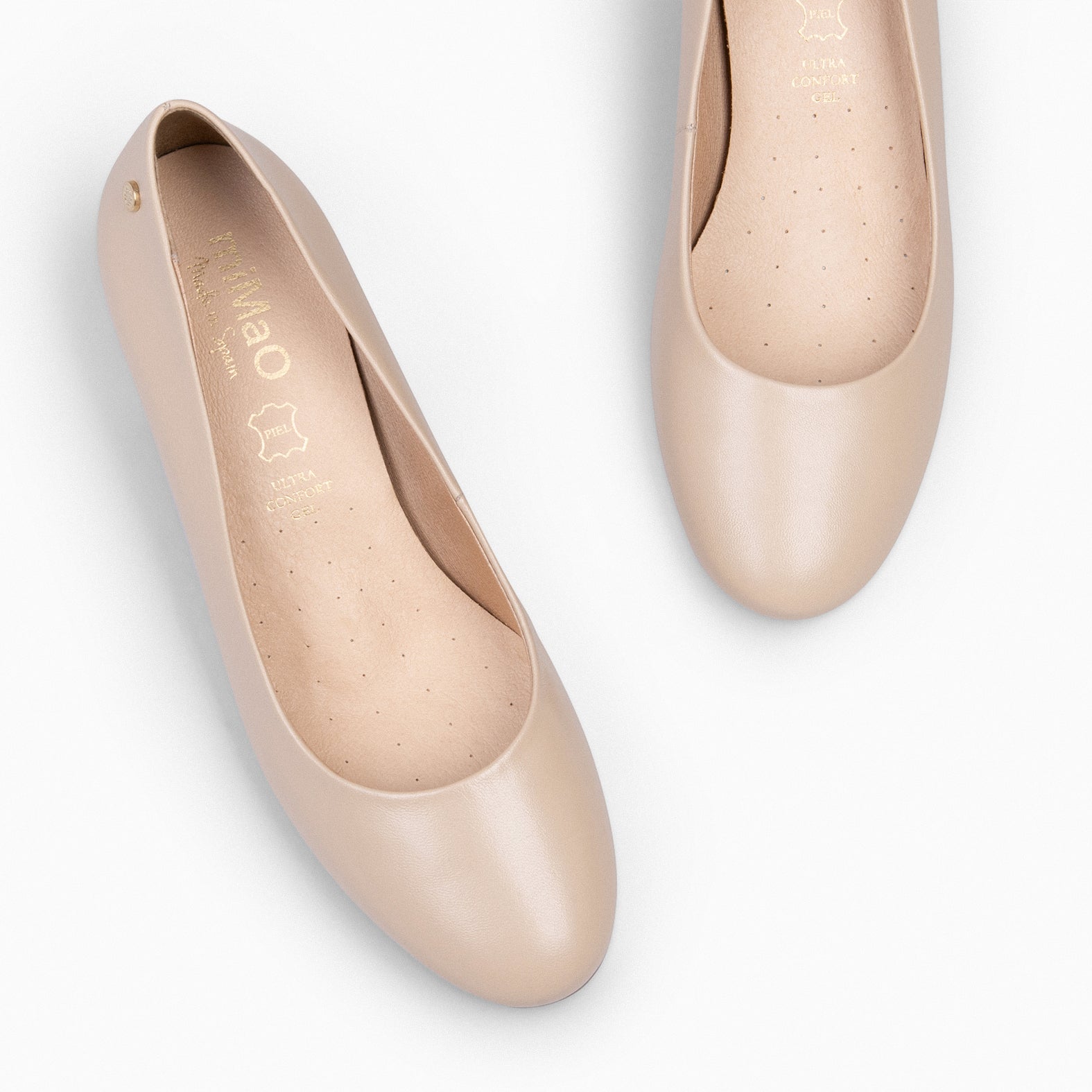 URBAN ROUND - xxx NAPPA LEATHER LOW HEELS