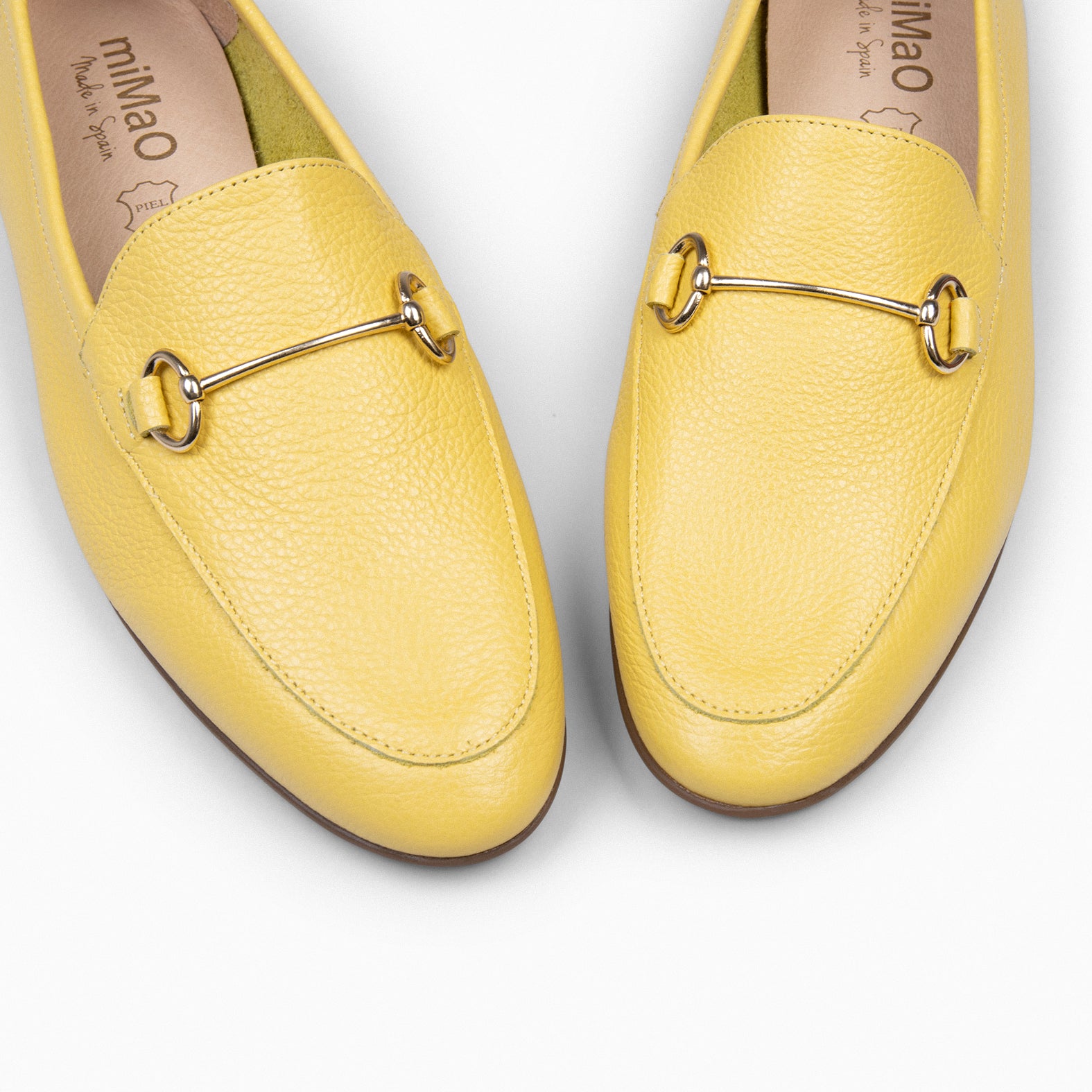 STYLE – YELLOW moccasins with horsebit