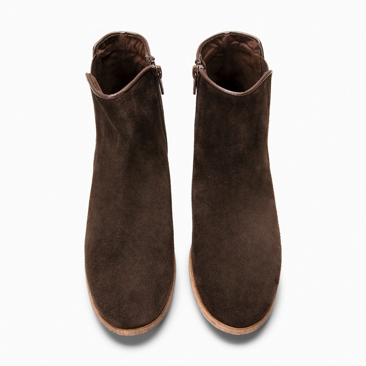 LEIRE - BROWN Water-repellent suede leather Chelsea Ankle boots