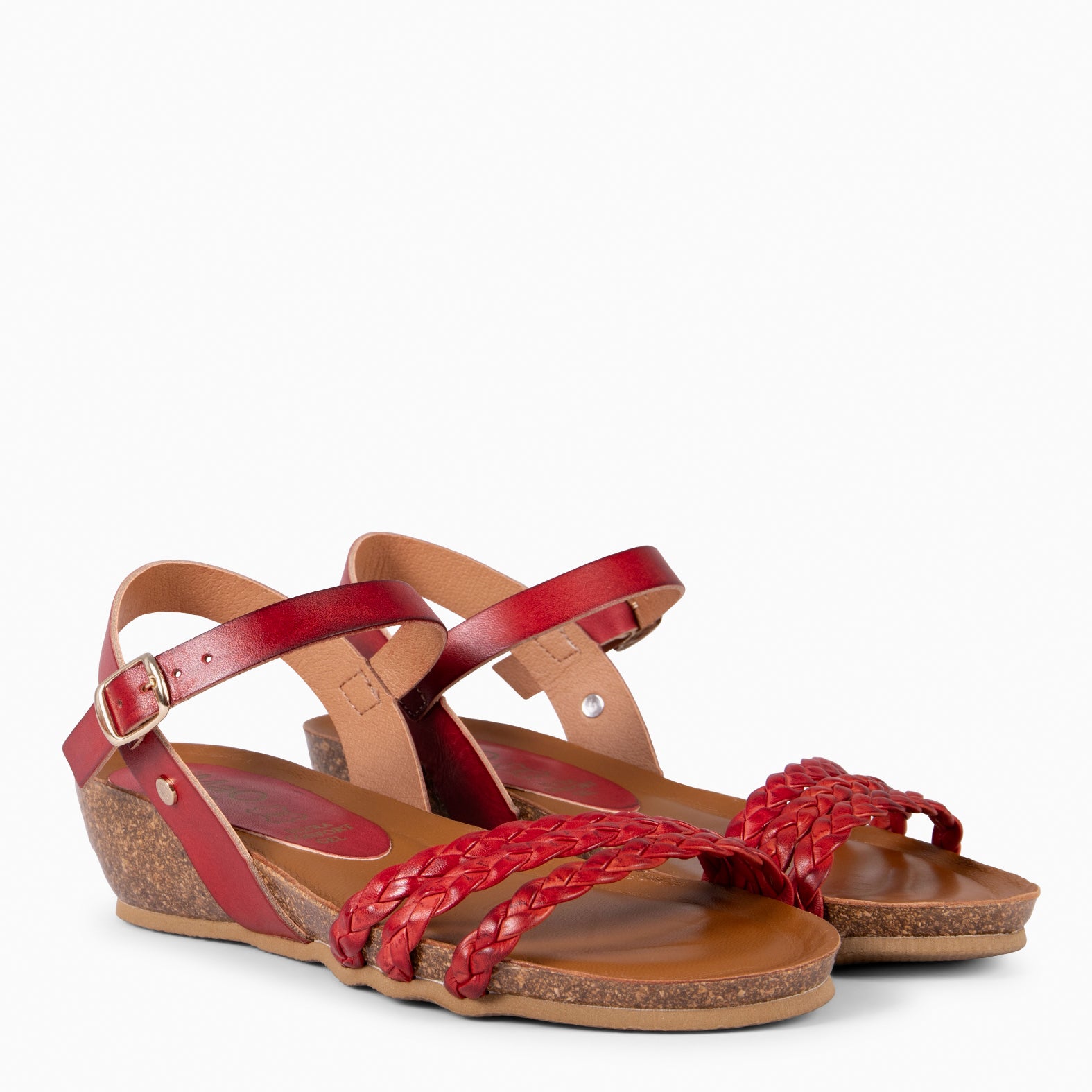 CORFU - SANDALIAS BIO ROJO
