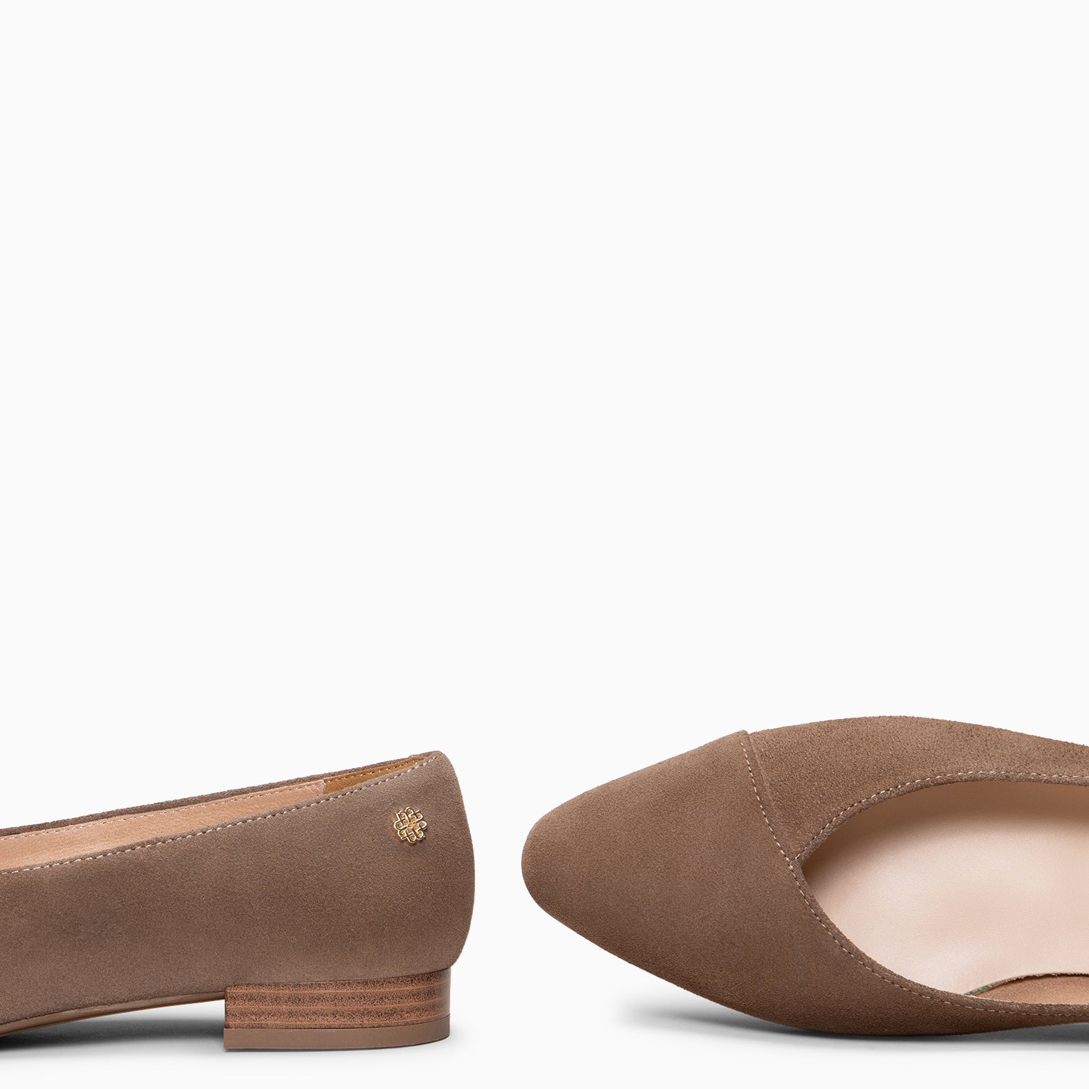 MARIE - Zapatos de tacón Bajo de punta fina MARRON - miMaO ®