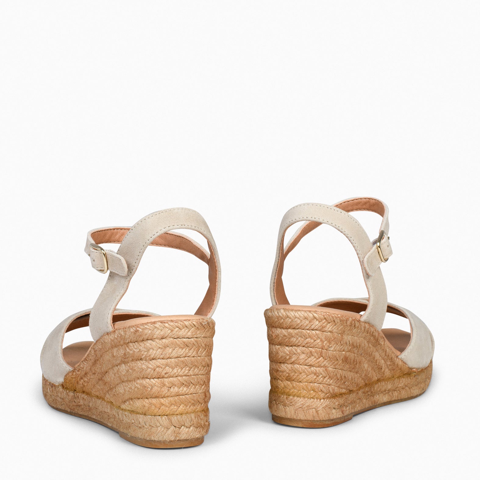 CALPE - BEIGE SUEDE LEATHER ESPADRILLE