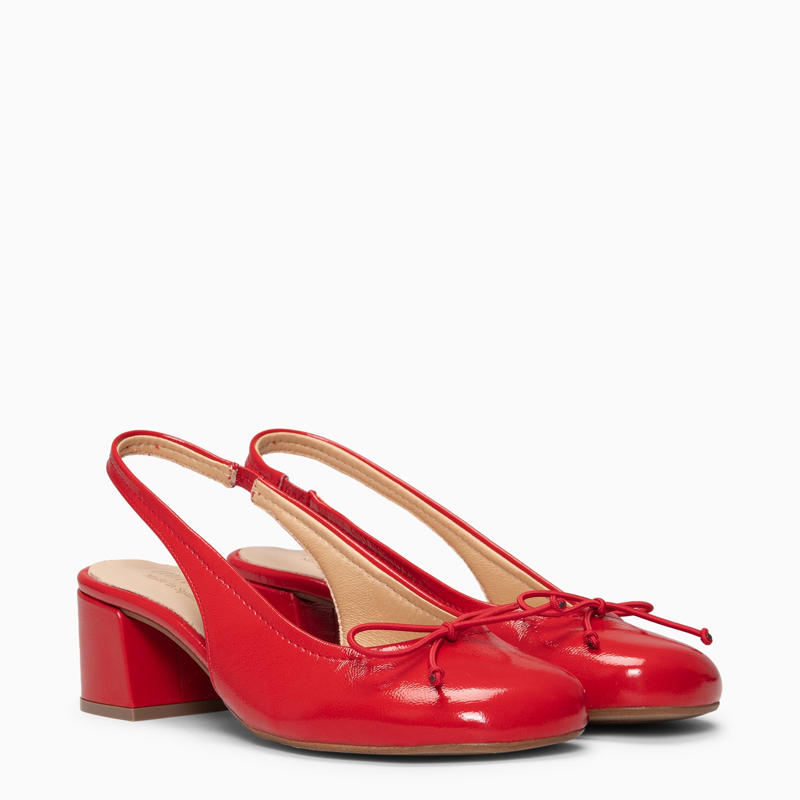 DOROTHY - RED Baresoft slingback heels