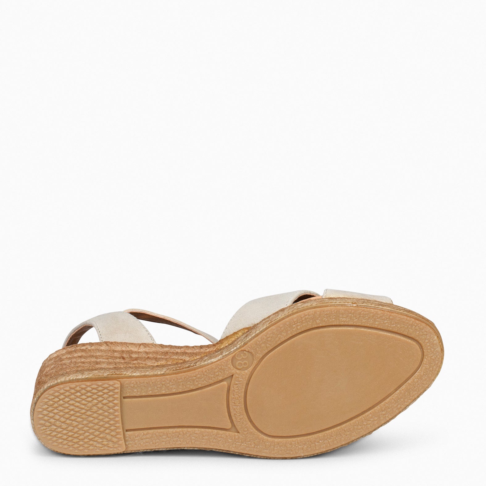 CALPE - BEIGE SUEDE LEATHER ESPADRILLE