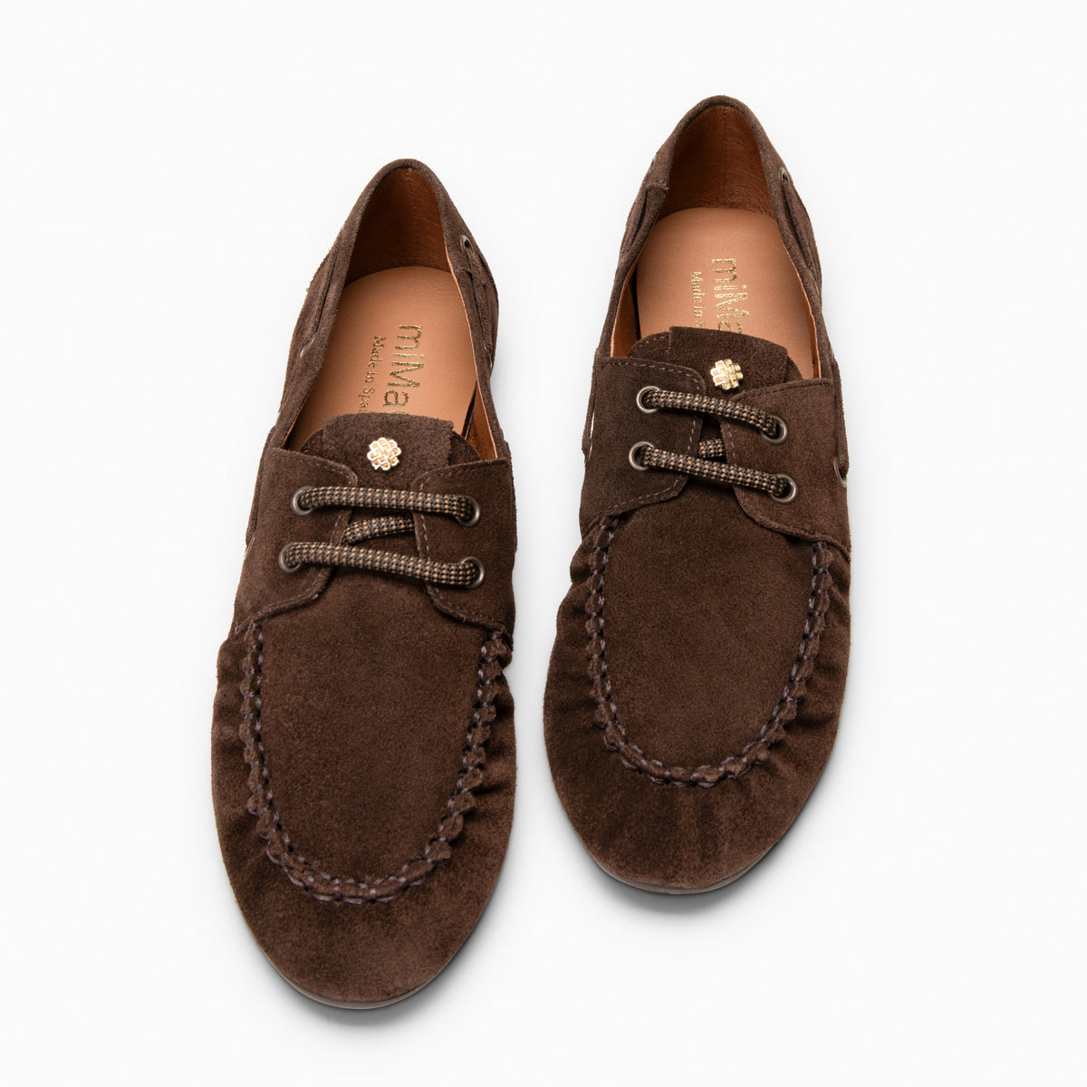 OSAKA - BROWN Lace-up loafers
