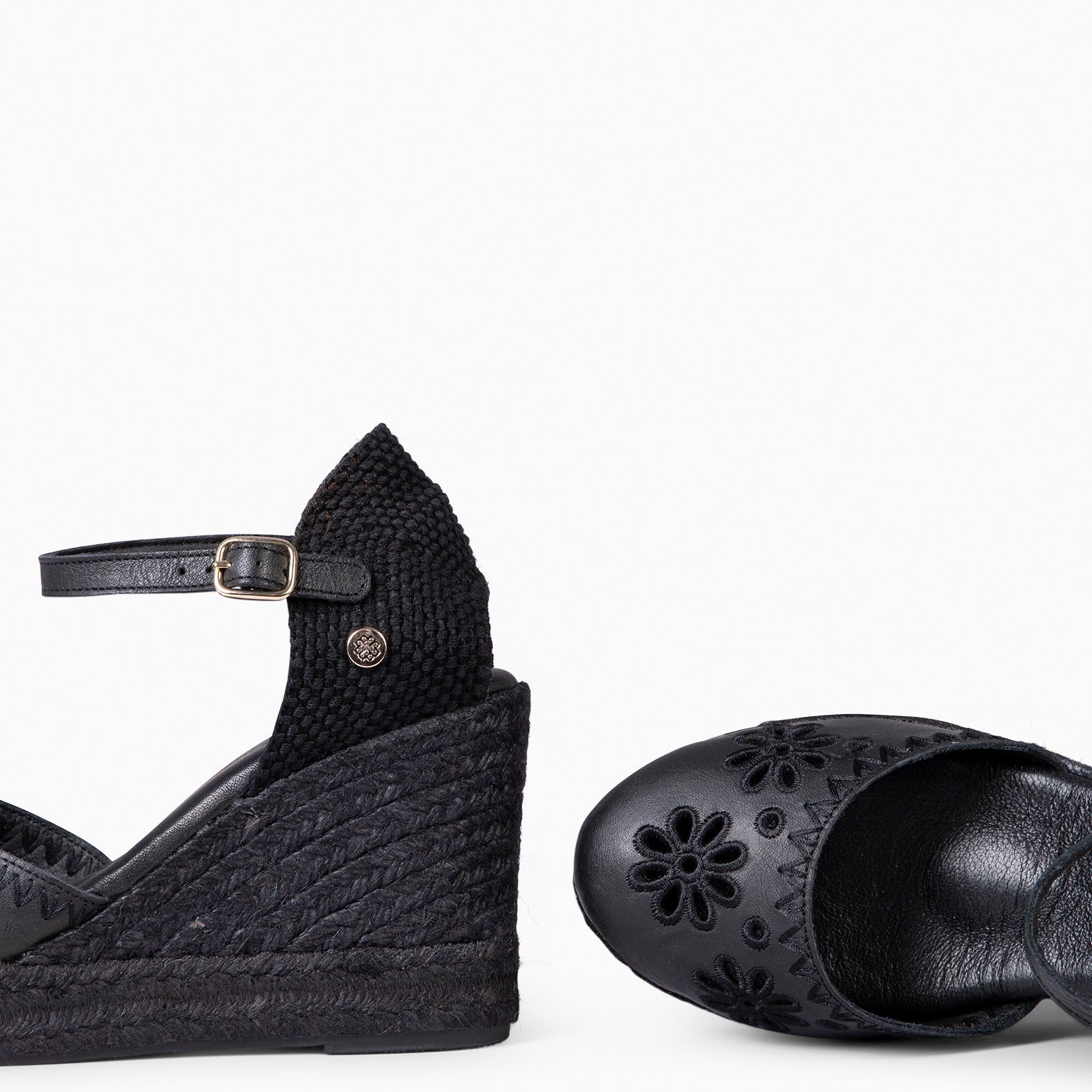 CASARES - Cuña de Esparto de napa NEGRO - miMaO ®