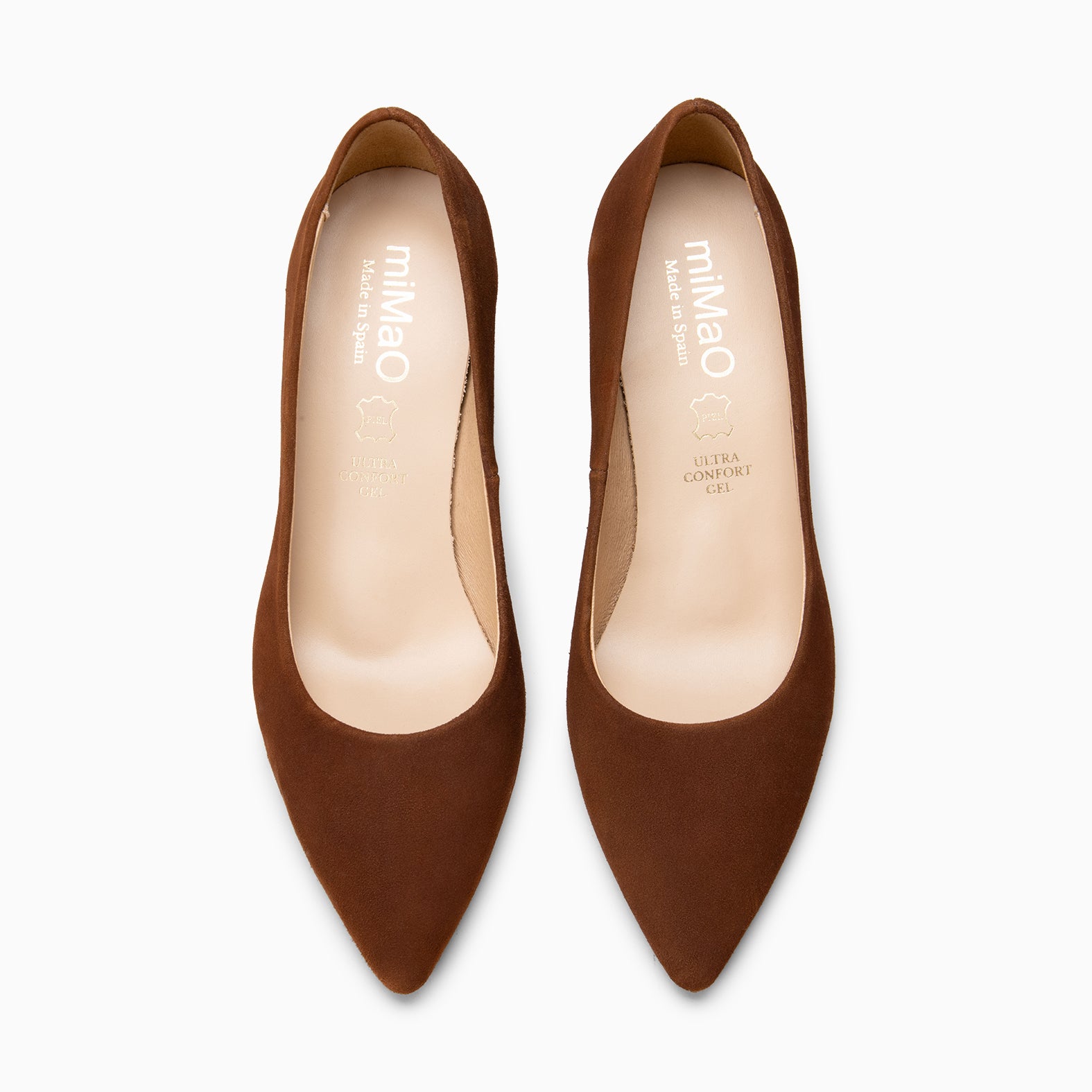 STILETTO - BROWN SUEDE LEATHER STILETTOS